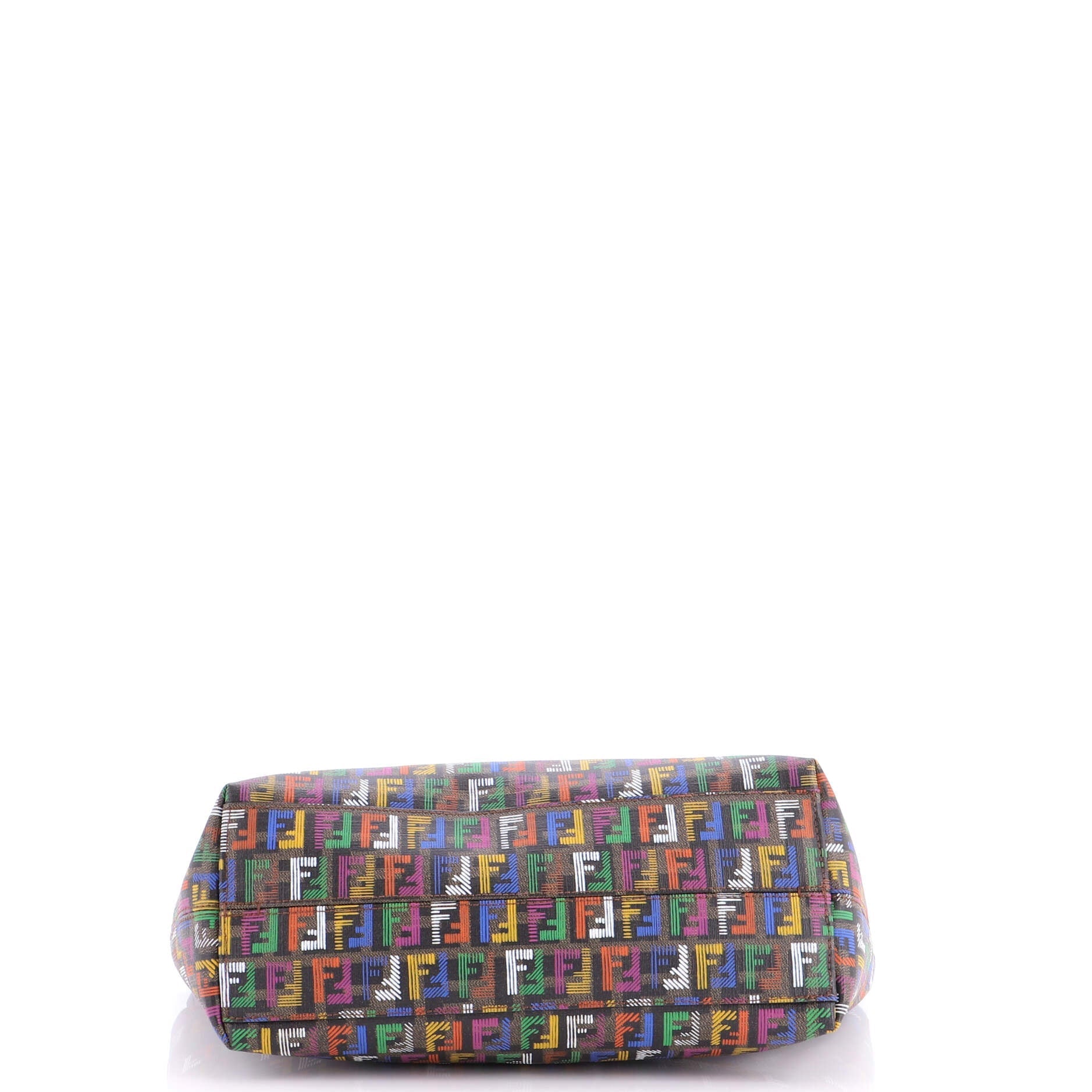 Fendi Roll Tote Zucchino Coated Canvas