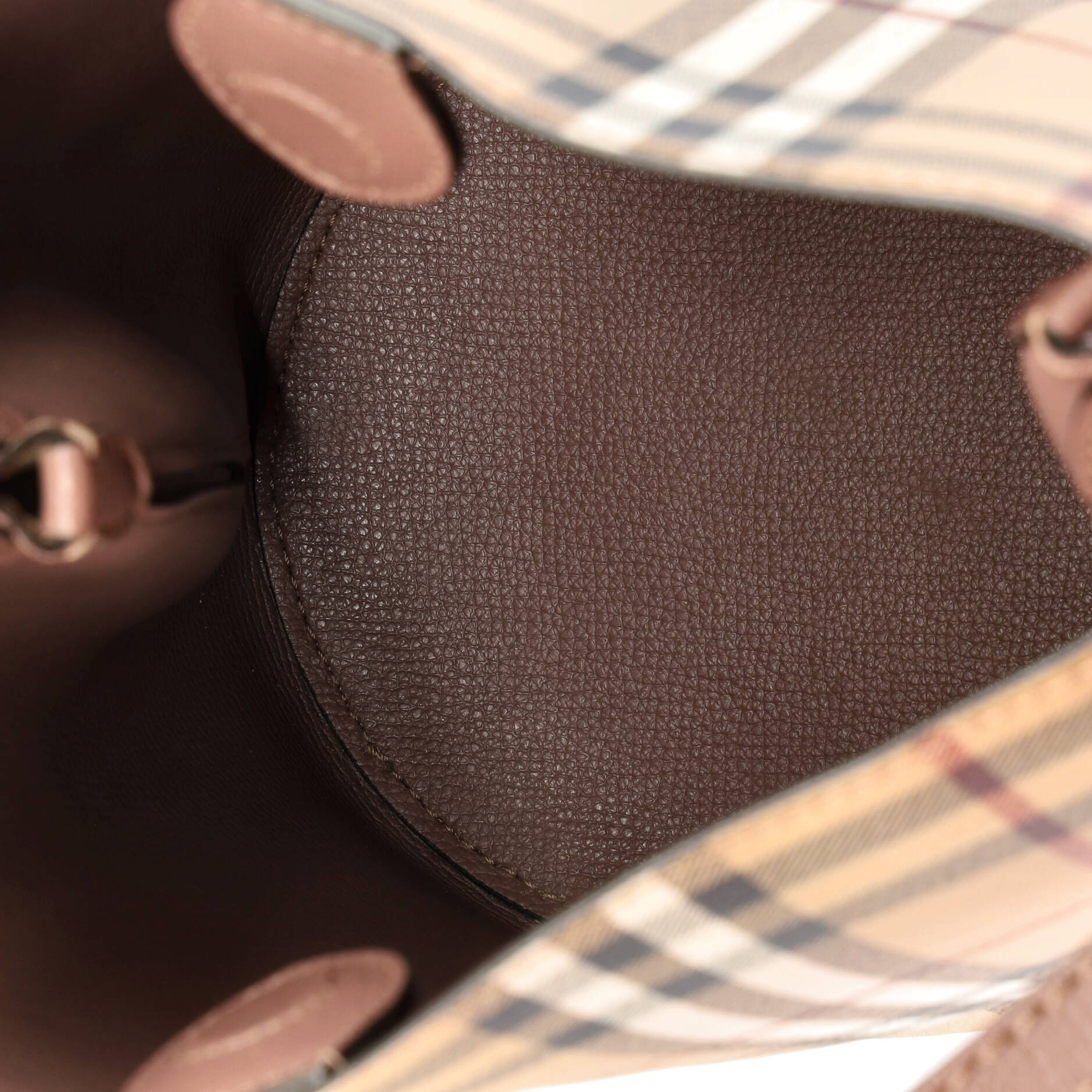 Burberry Lorne Bucket Bag Haymarket