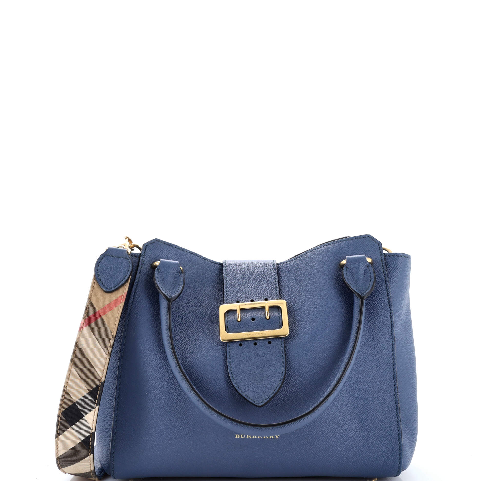 Burberry Buckle Tote Leather Medium