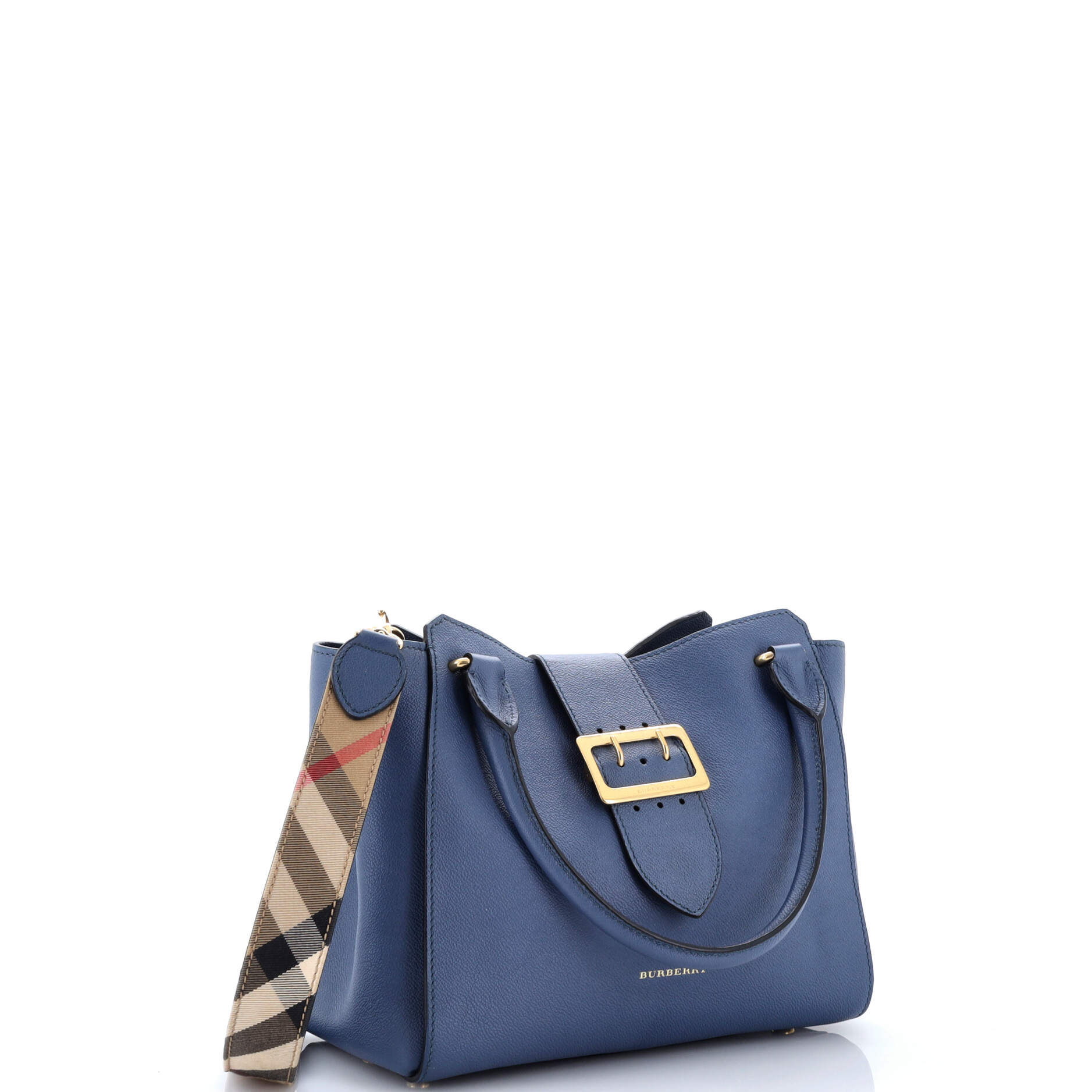 Burberry Buckle Tote Leather Medium