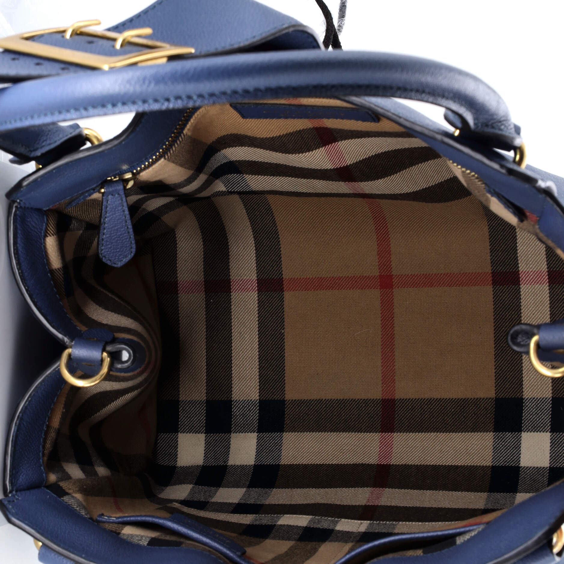 Burberry Buckle Tote Leather Medium
