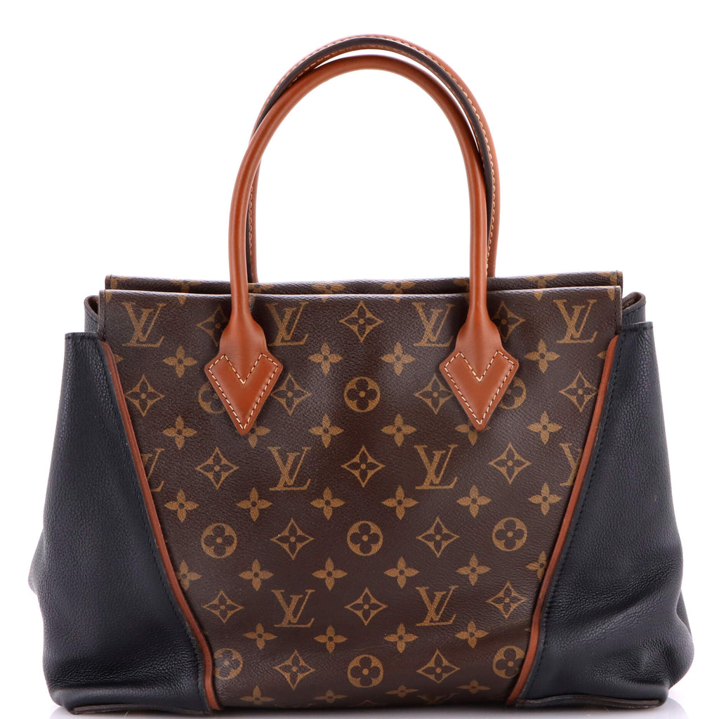 Louis Vuitton W Tote Canvas And Leather
