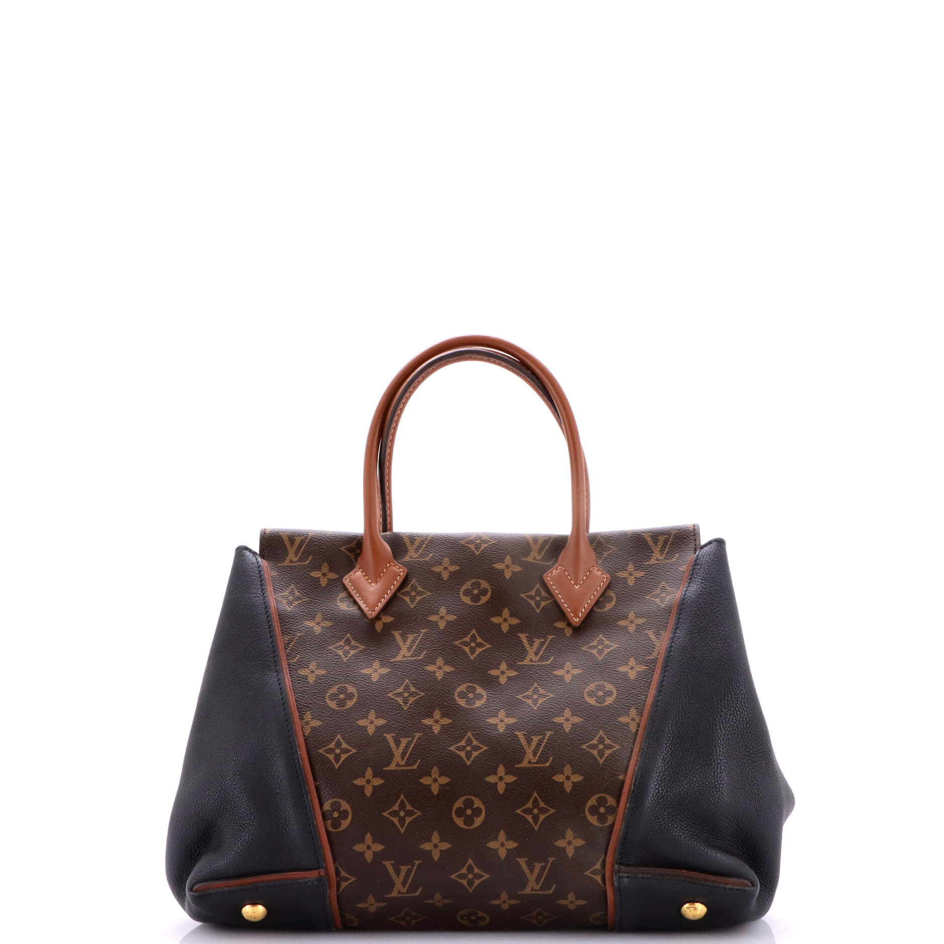 Louis Vuitton W Tote Canvas And Leather