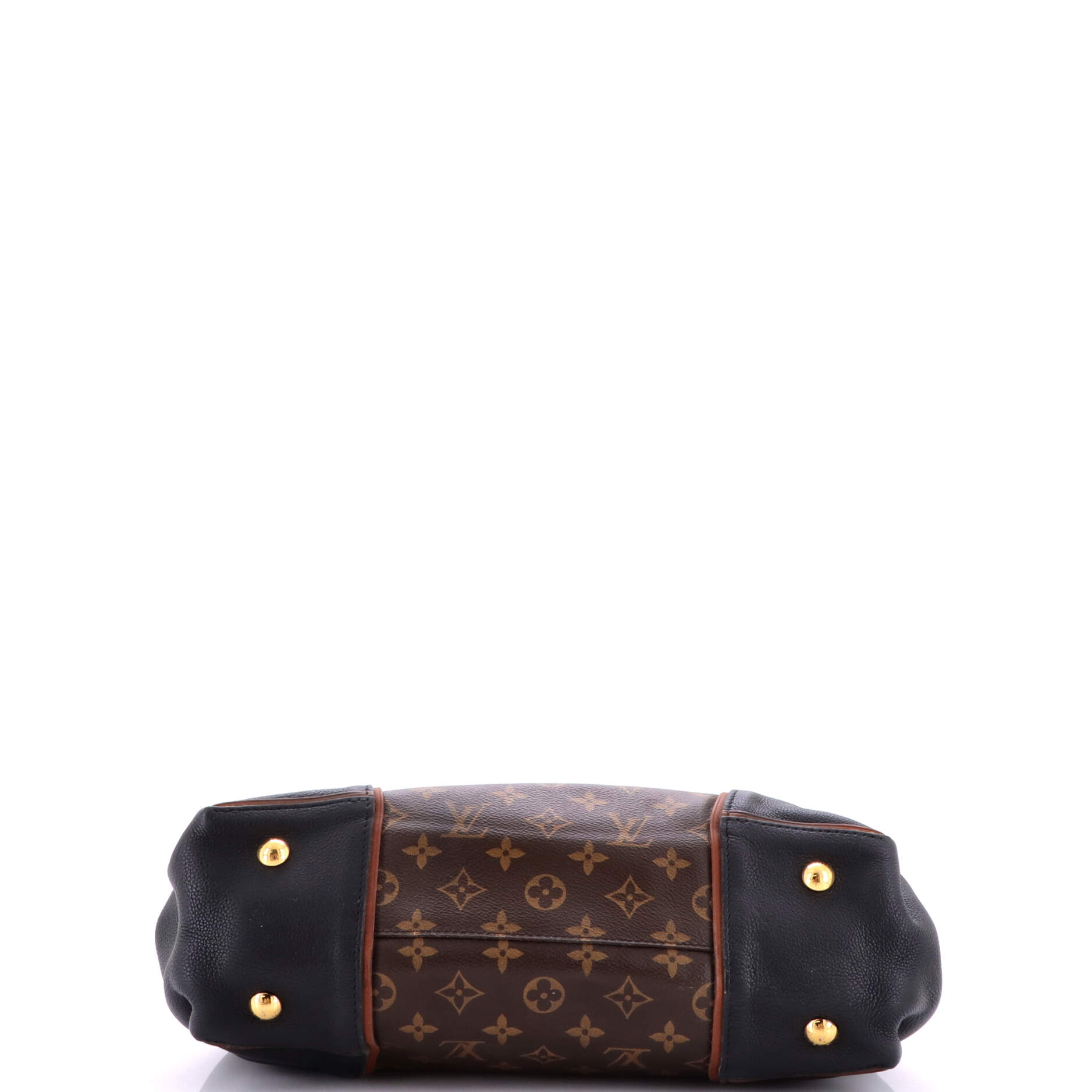 Louis Vuitton W Tote Canvas And Leather