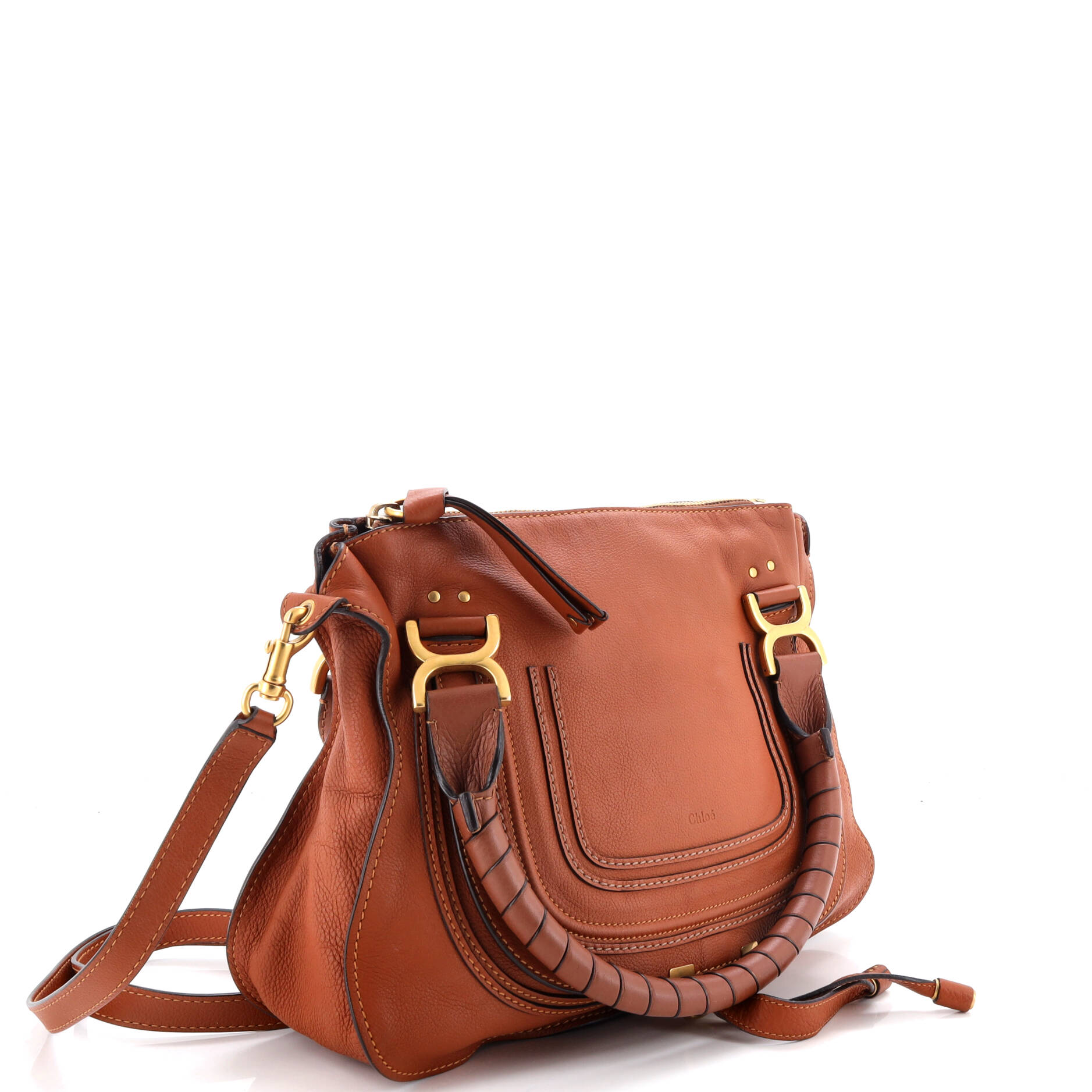 Chloe Marcie Satchel Leather Medium