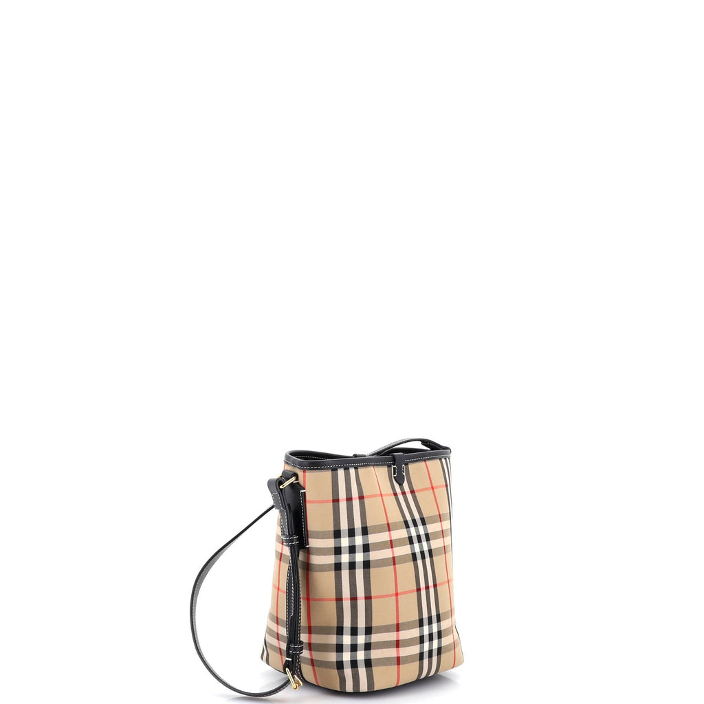 Burberry Ashby Bucket Bag Vintage Check