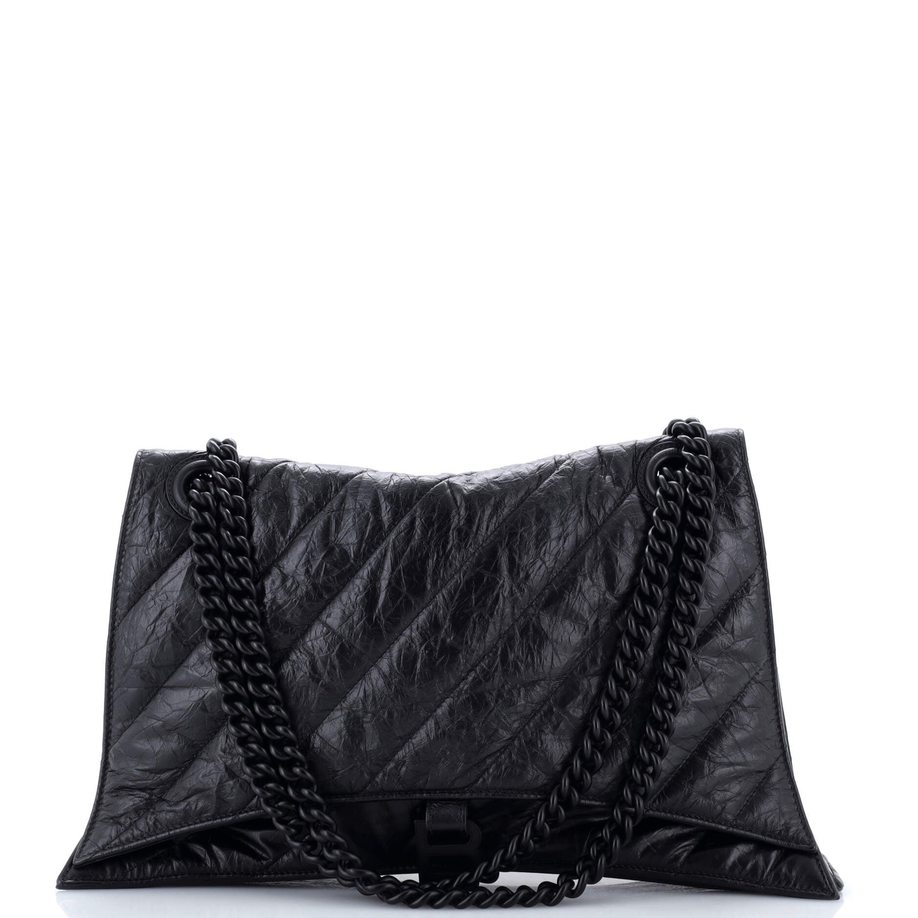 Balenciaga Crush Chain Flap Bag Quilted