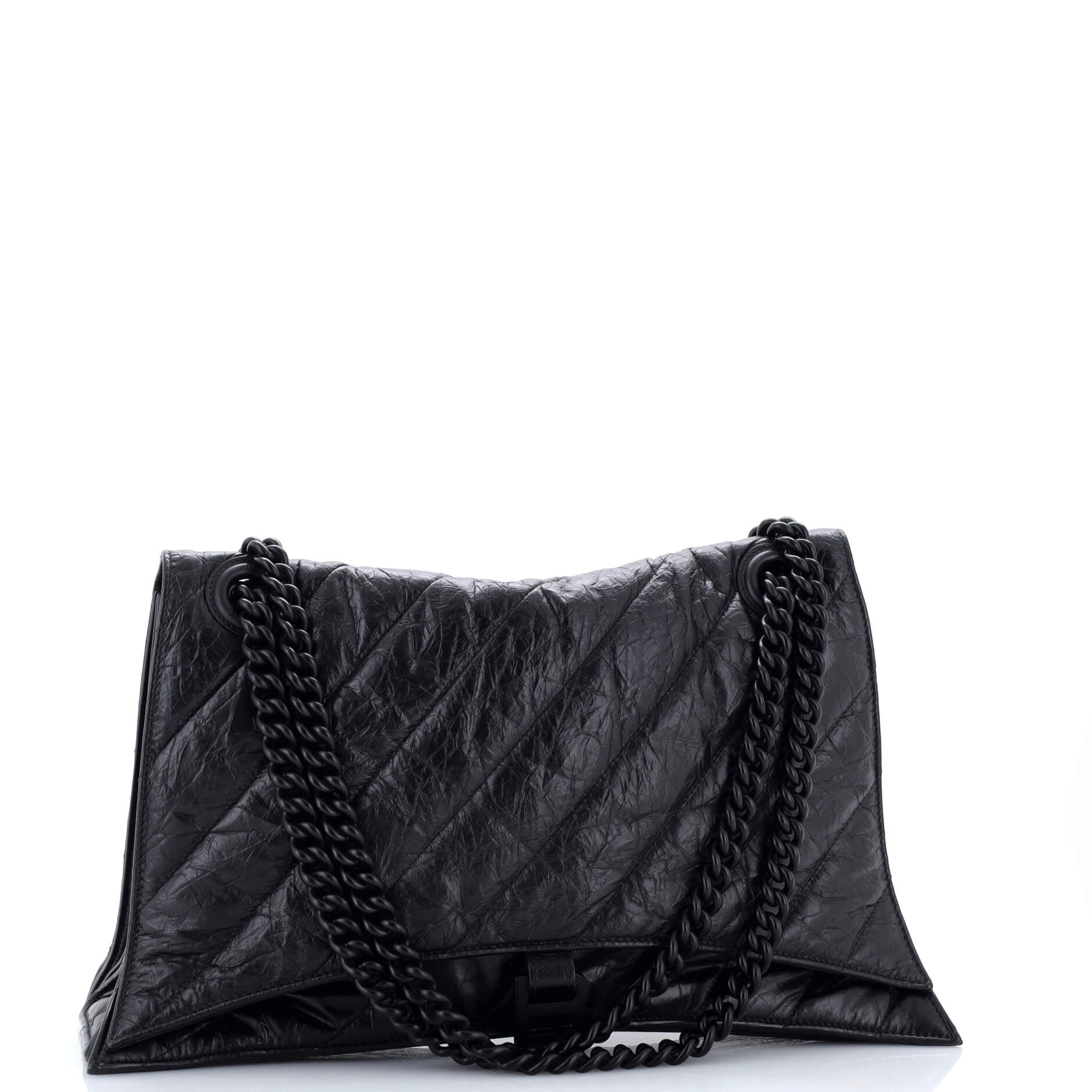 Balenciaga Crush Chain Flap Bag Quilted