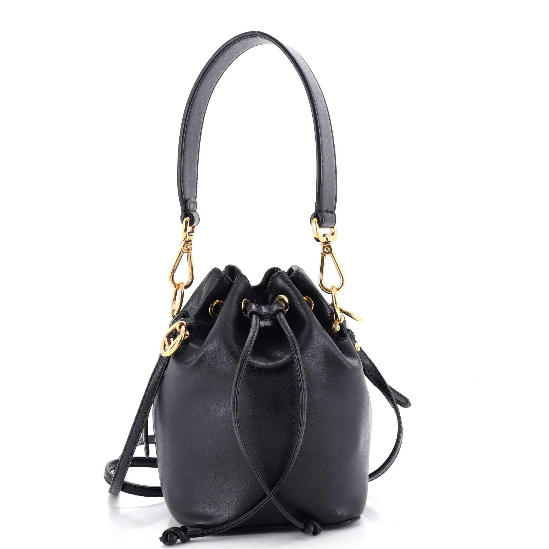 Fendi Mon Tresor Bucket Bag Leather Mini