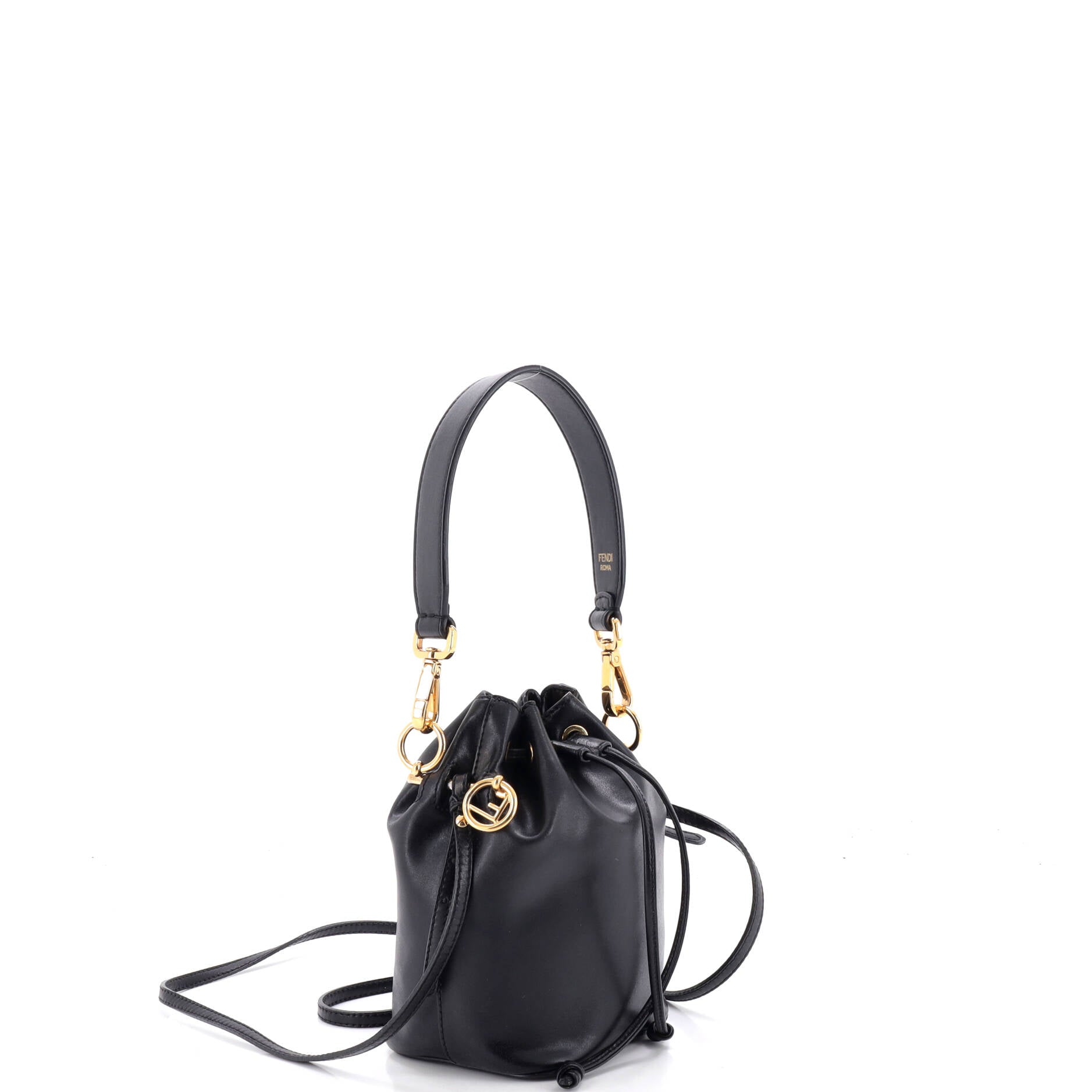 Fendi Mon Tresor Bucket Bag Leather Mini