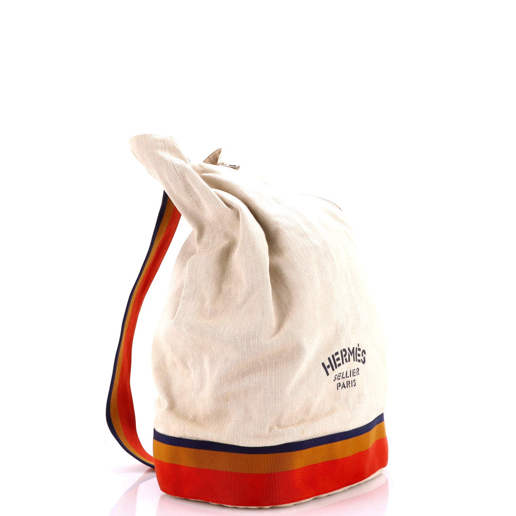 Hermes Cavalier Sling Bag Toile And