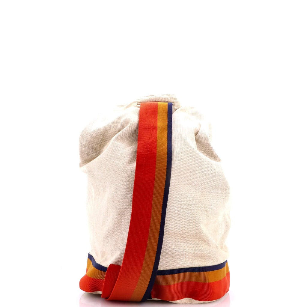 Hermes Cavalier Sling Bag Toile And