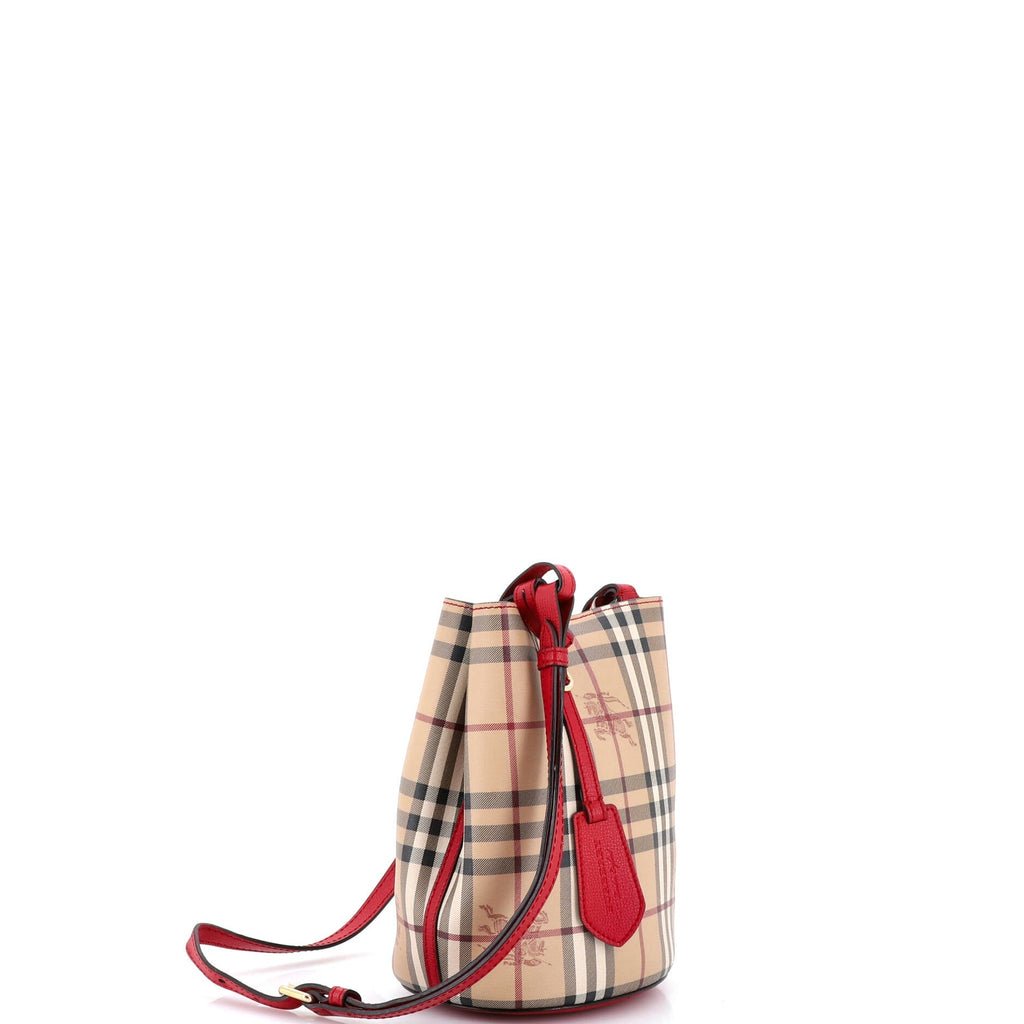 Burberry Lorne Bucket Bag Haymarket
