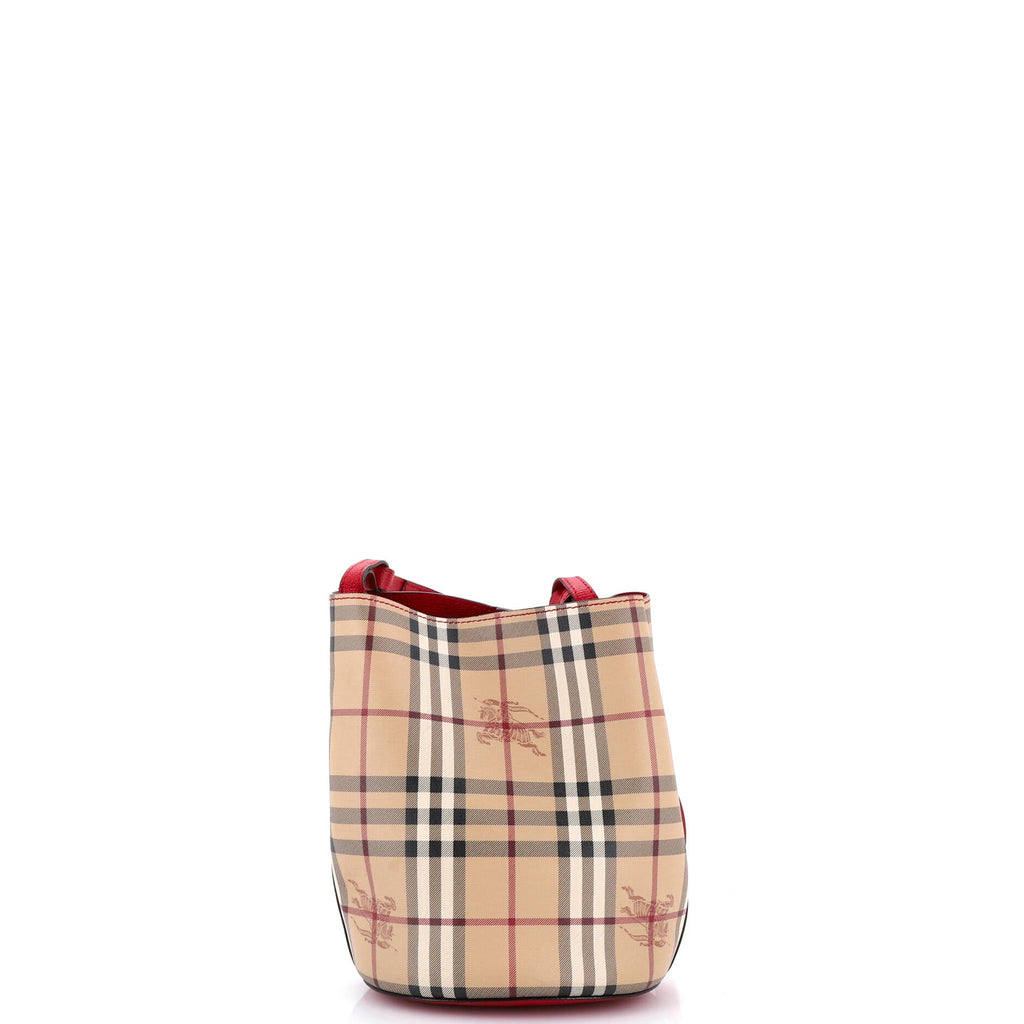 Burberry Lorne Bucket Bag Haymarket