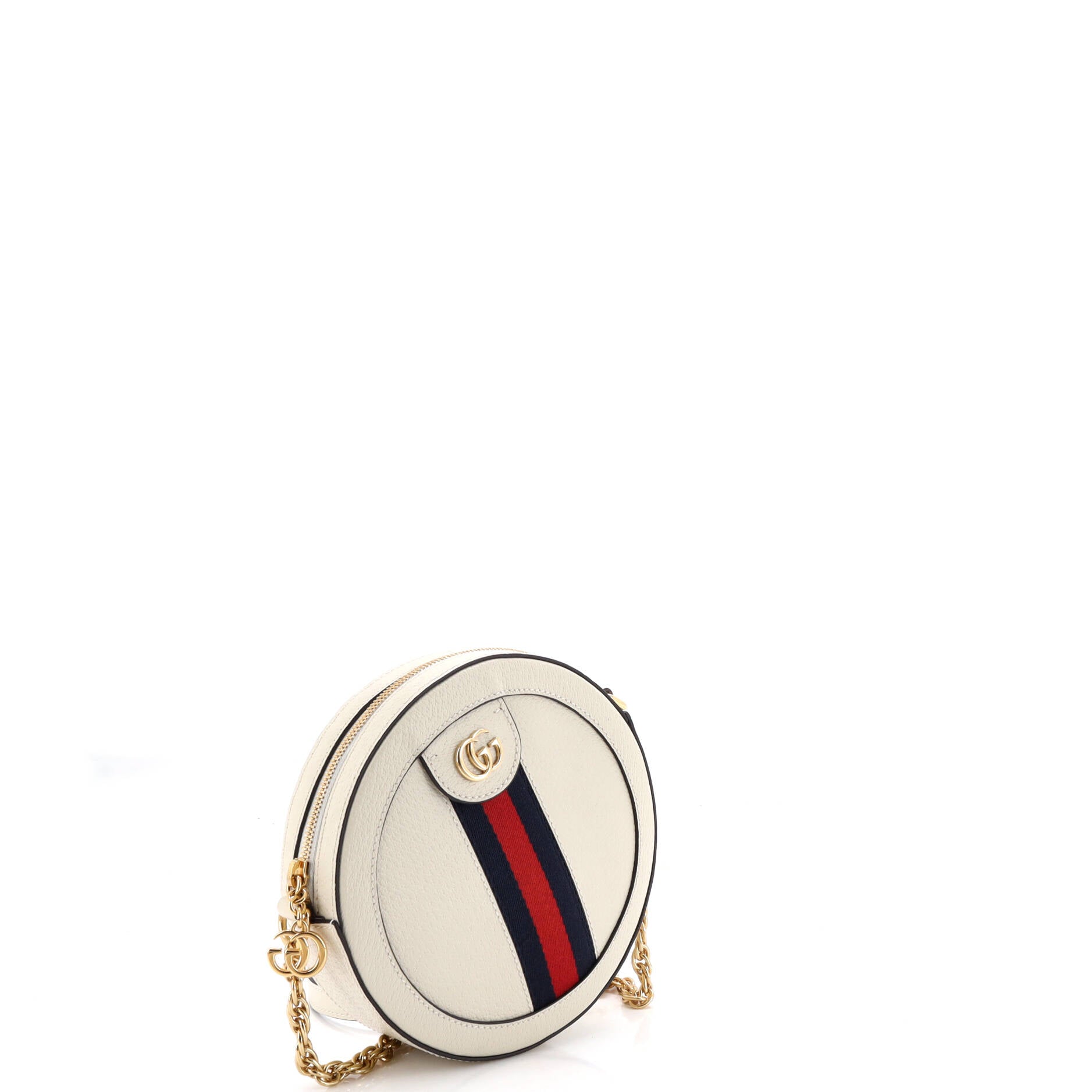 Gucci Ophidia Round Shoulder Bag Leather