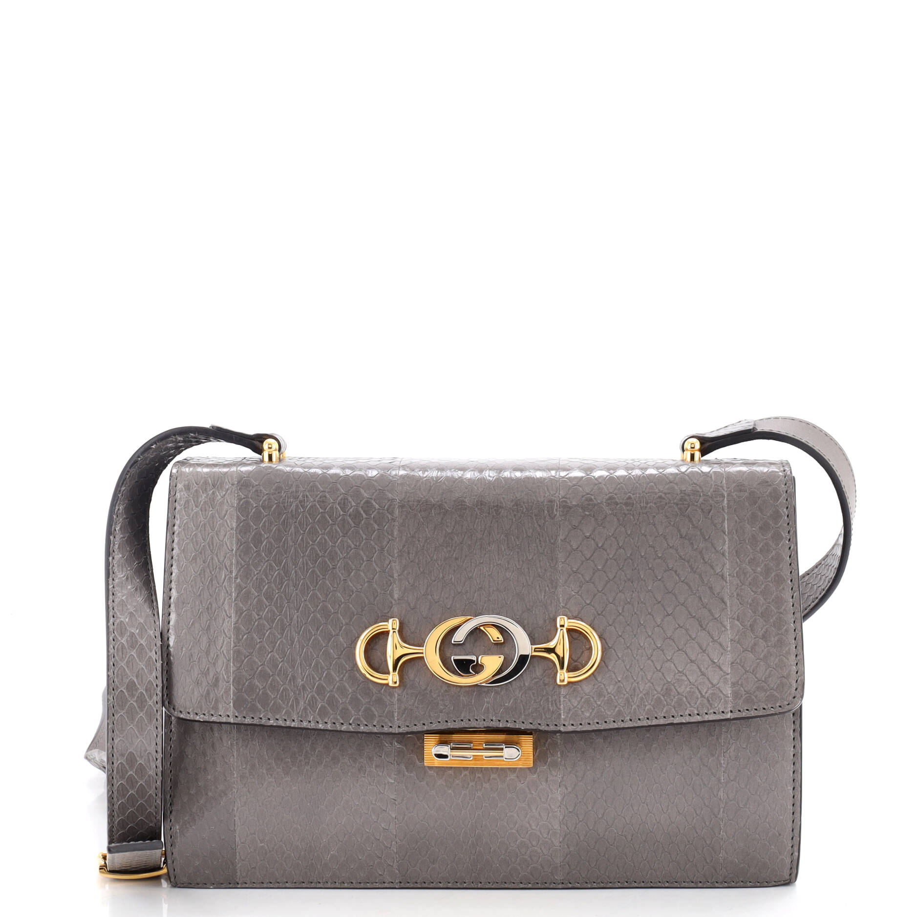 Gucci Zumi Shoulder Bag Python Small