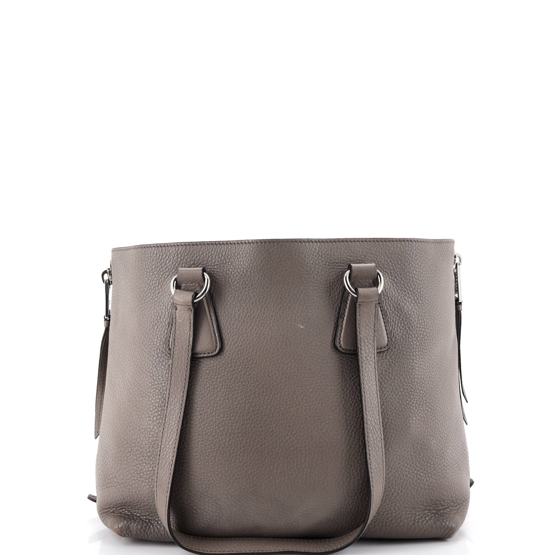 Prada Side Zip Shopper Tote Vitello
