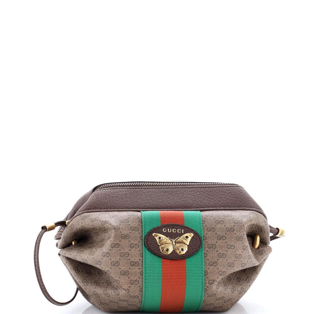 Gucci Web Butterfly Candy Crossbody Bag