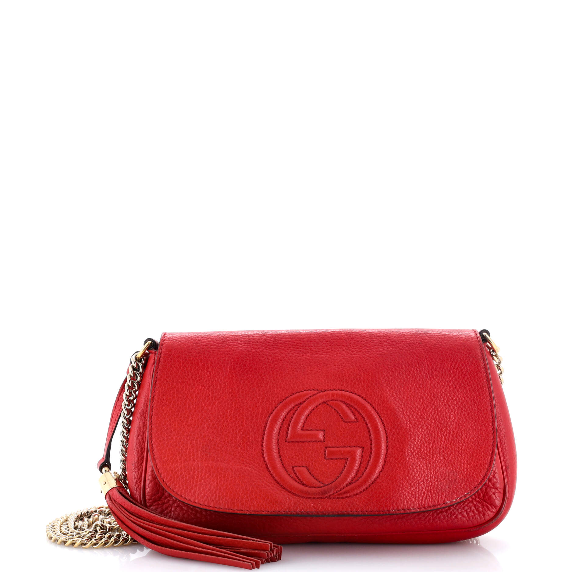 Gucci Soho Chain Crossbody Bag Leather