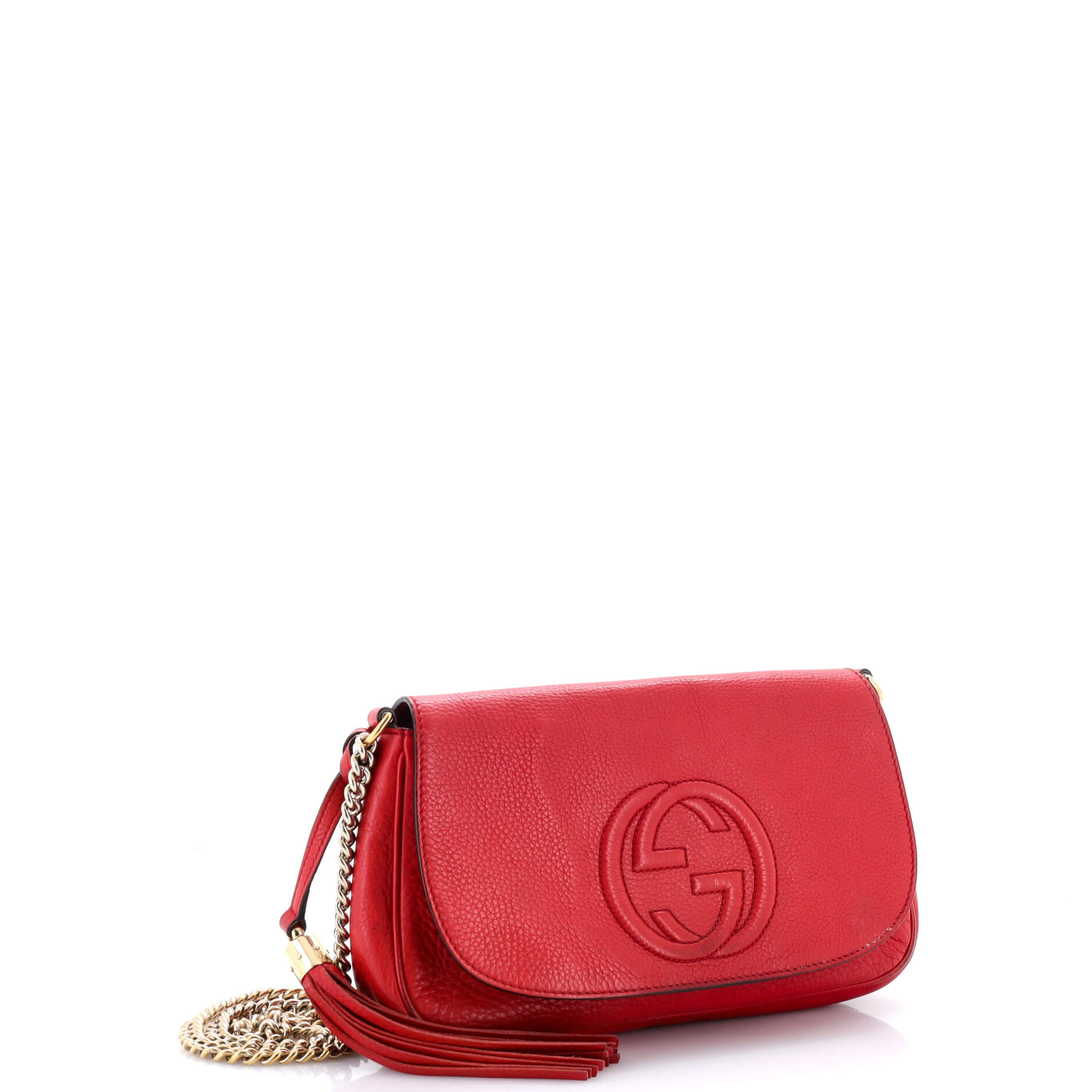 Gucci Soho Chain Crossbody Bag Leather