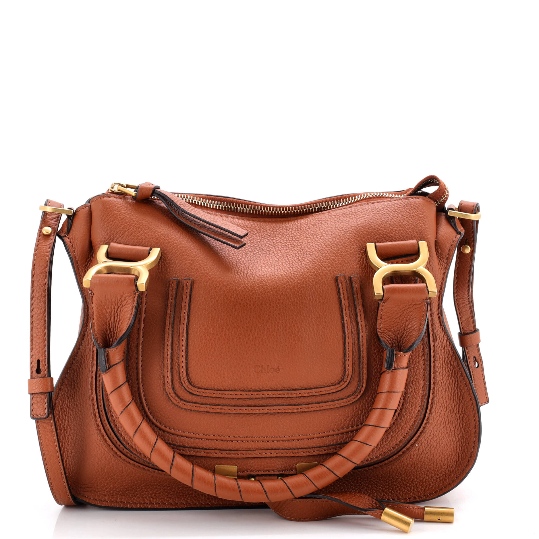 Chloe Marcie Satchel Leather Small