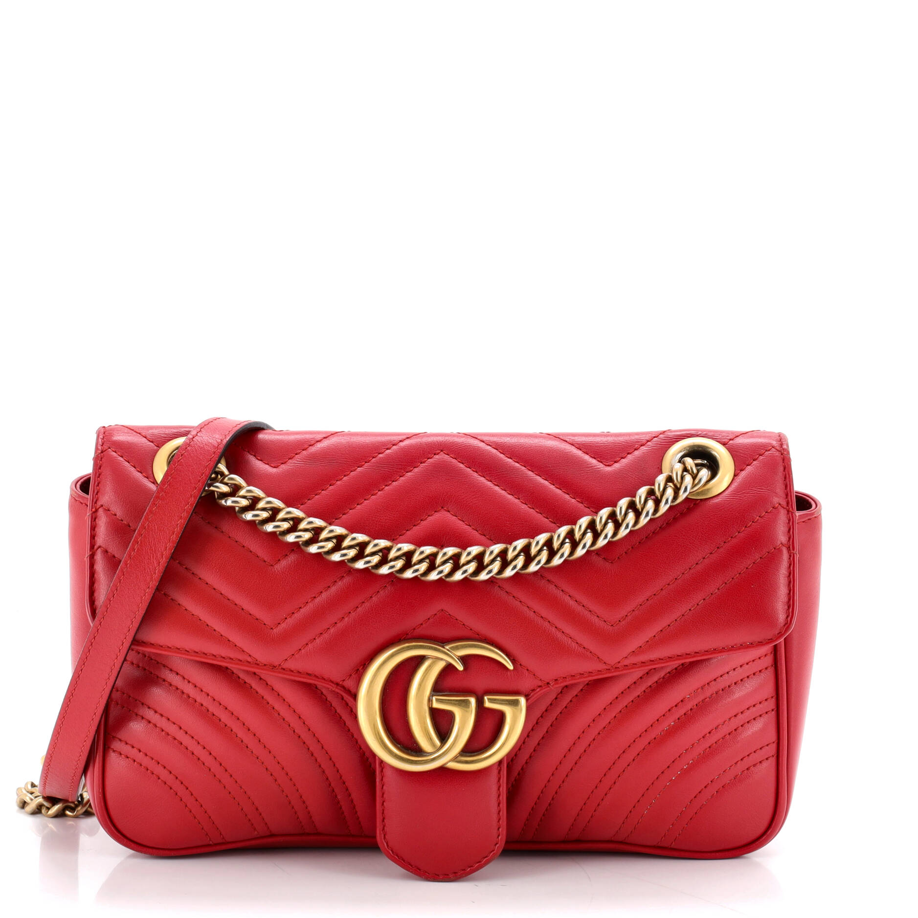 Gucci Gg Marmont Flap Bag Matelasse