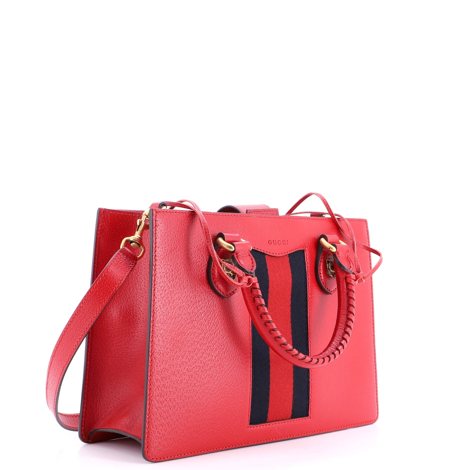 Gucci Animalier Web Top Handle Tote