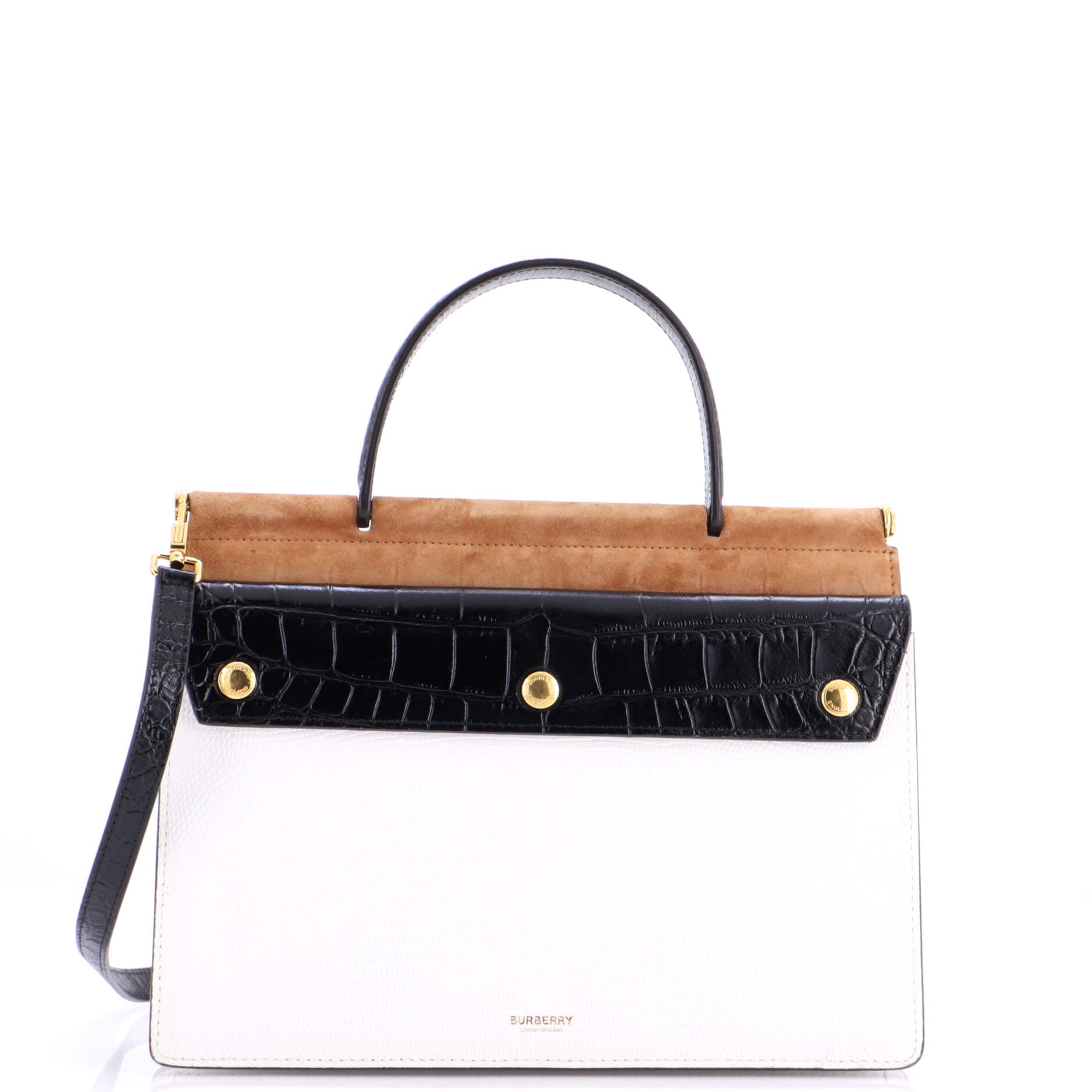 Burberry Panelled Title Front Pocket Top