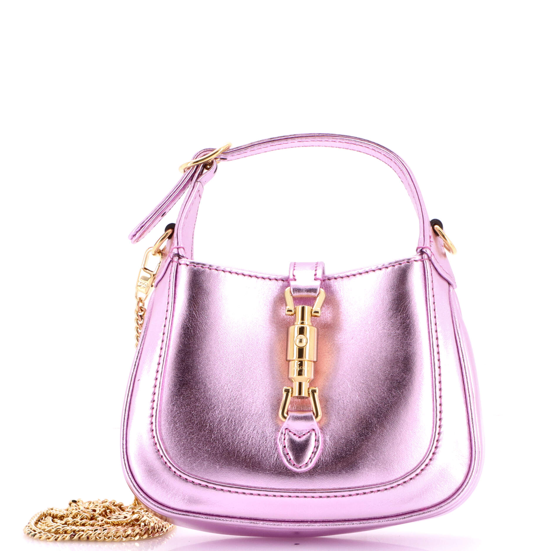 Gucci Jackie Chain Hobo Leather Super