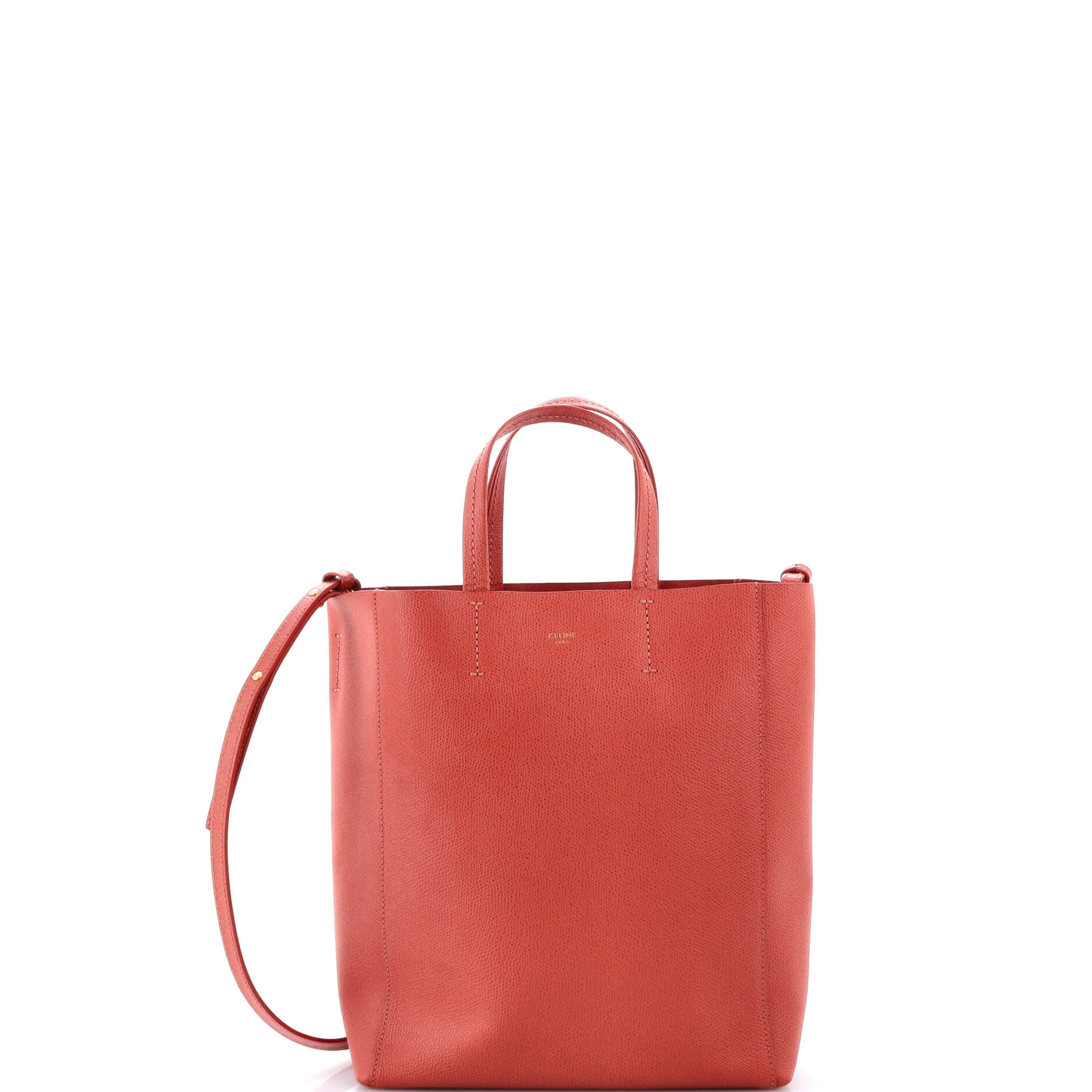 Celine Vertical Cabas Tote Grained