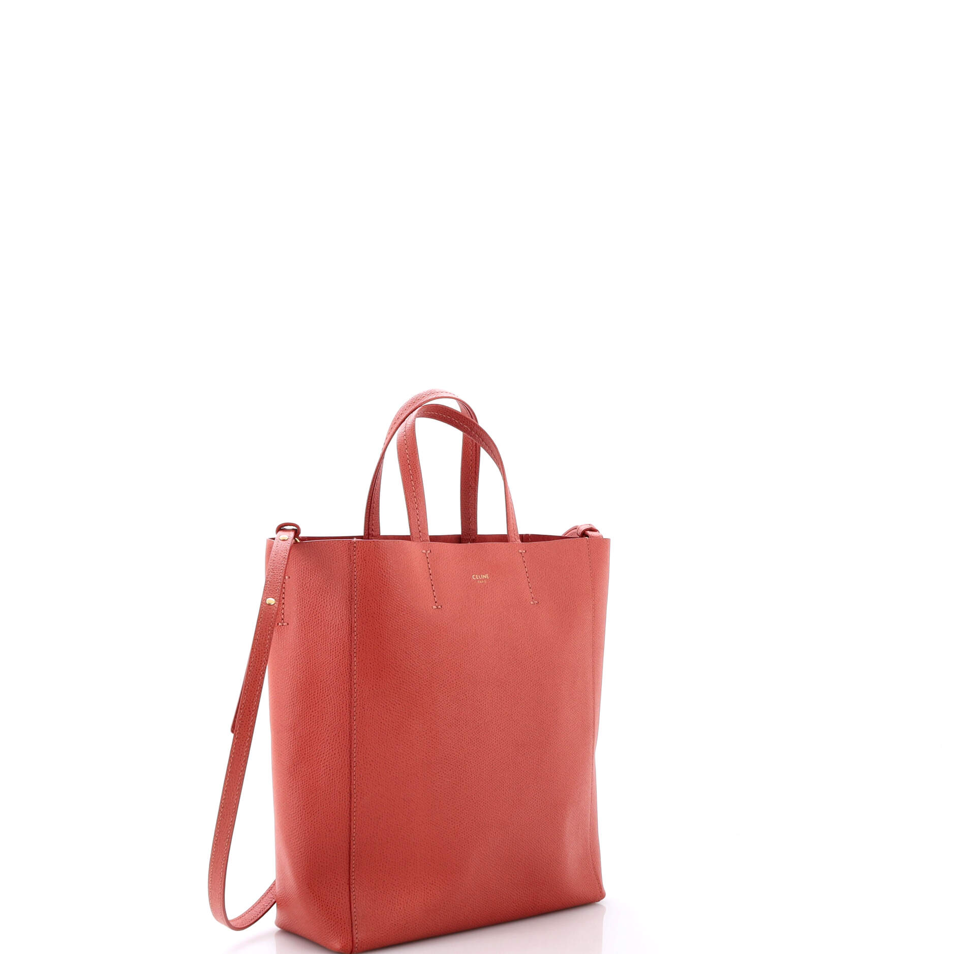 Celine Vertical Cabas Tote Grained