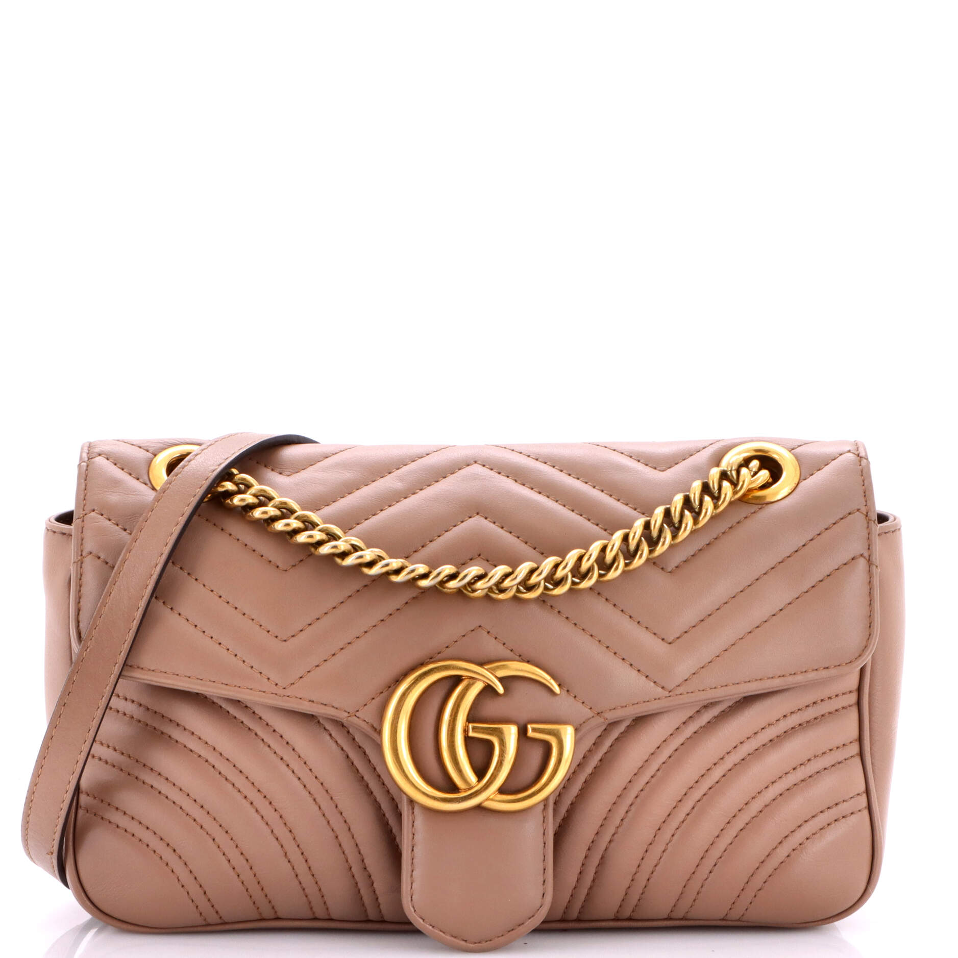 Gucci Gg Marmont Flap Bag Matelasse