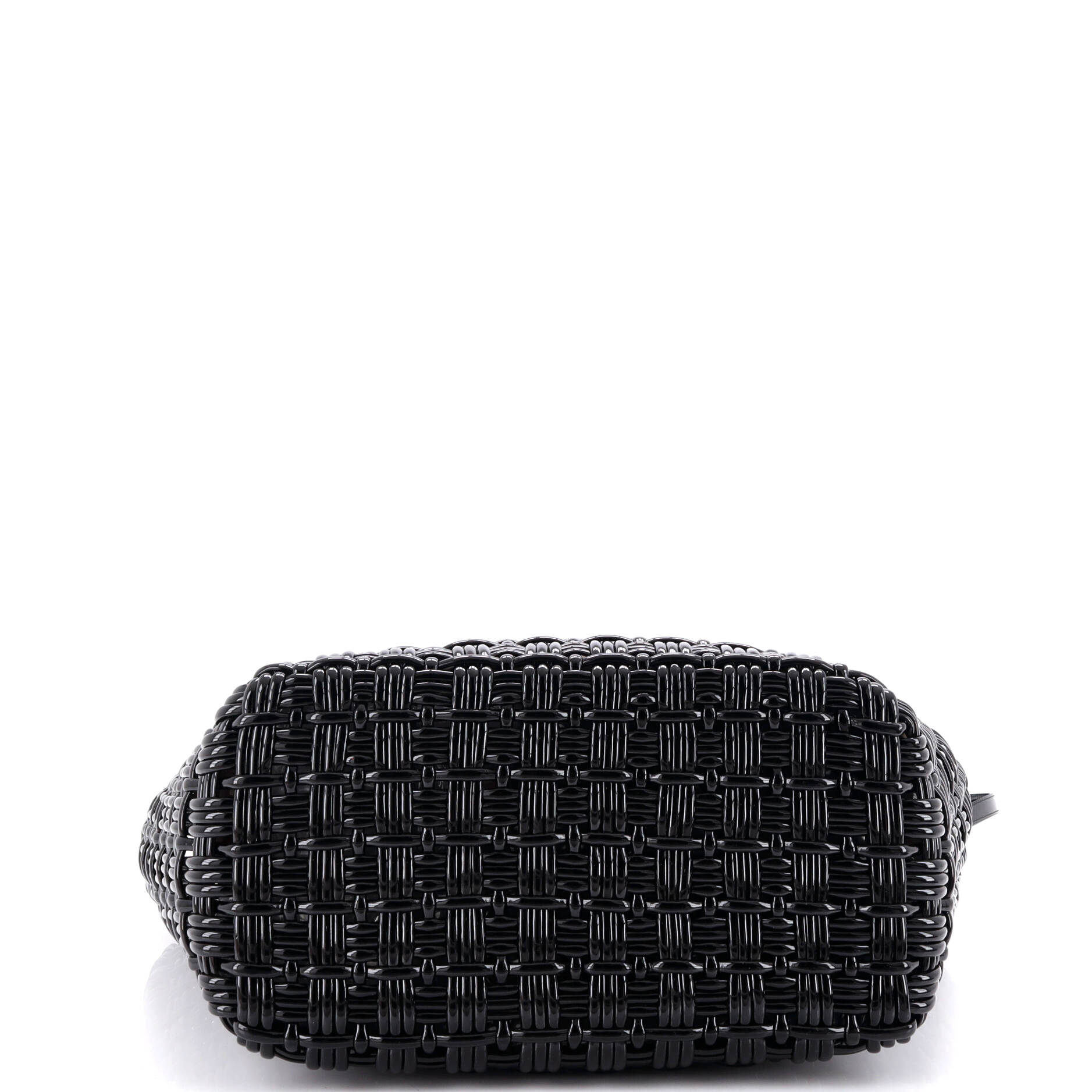 Balenciaga Bistro Panier Bag Woven Faux
