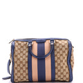 Gucci Vintage Web Boston Bag Gg Canvas
