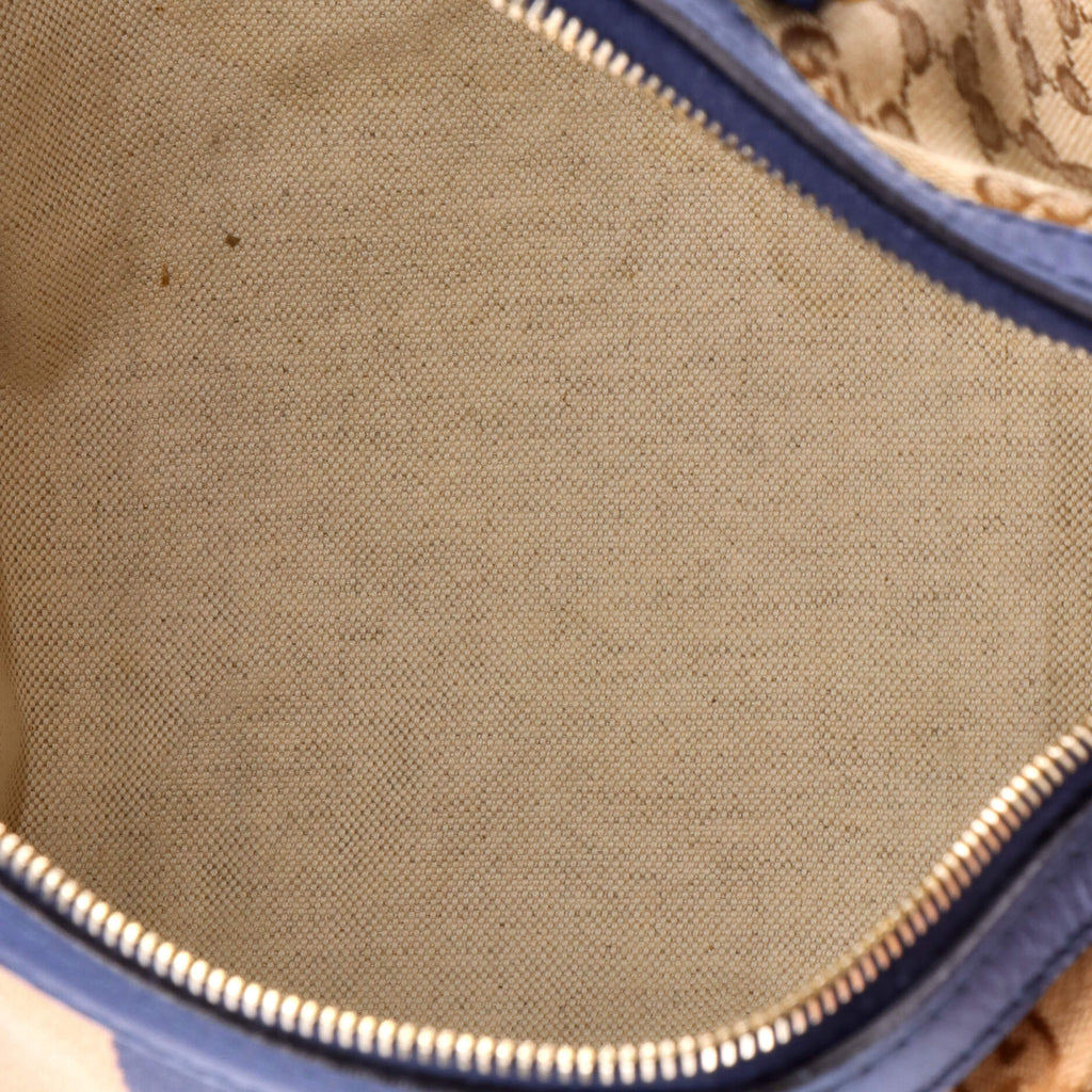 Gucci Vintage Web Boston Bag Gg Canvas