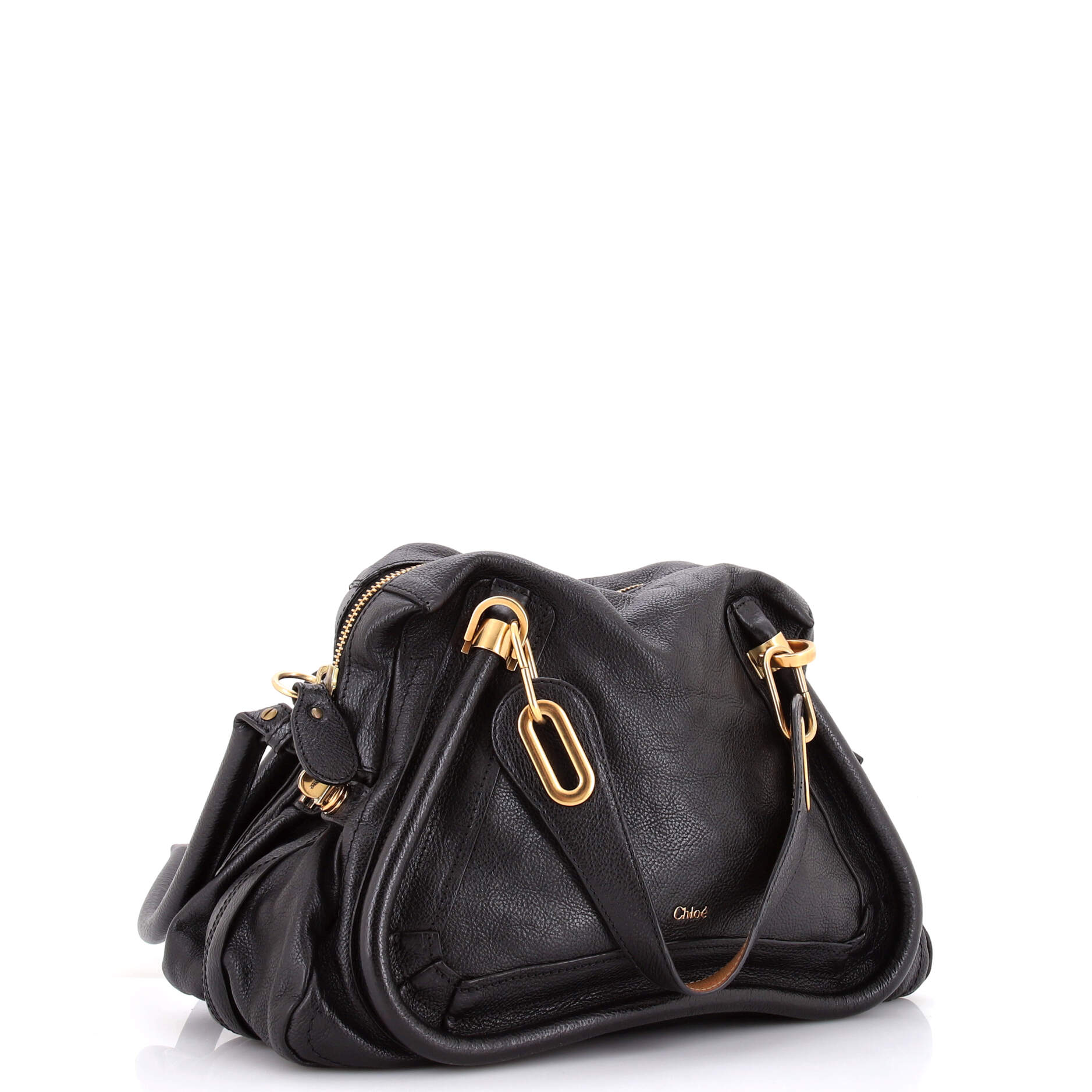 Chloe Paraty Handbag Quilted Leather