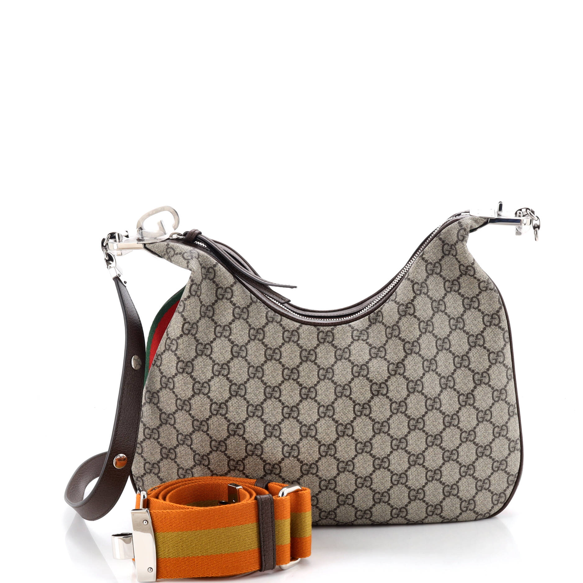 Gucci Attache Shoulder Bag Gg Coated