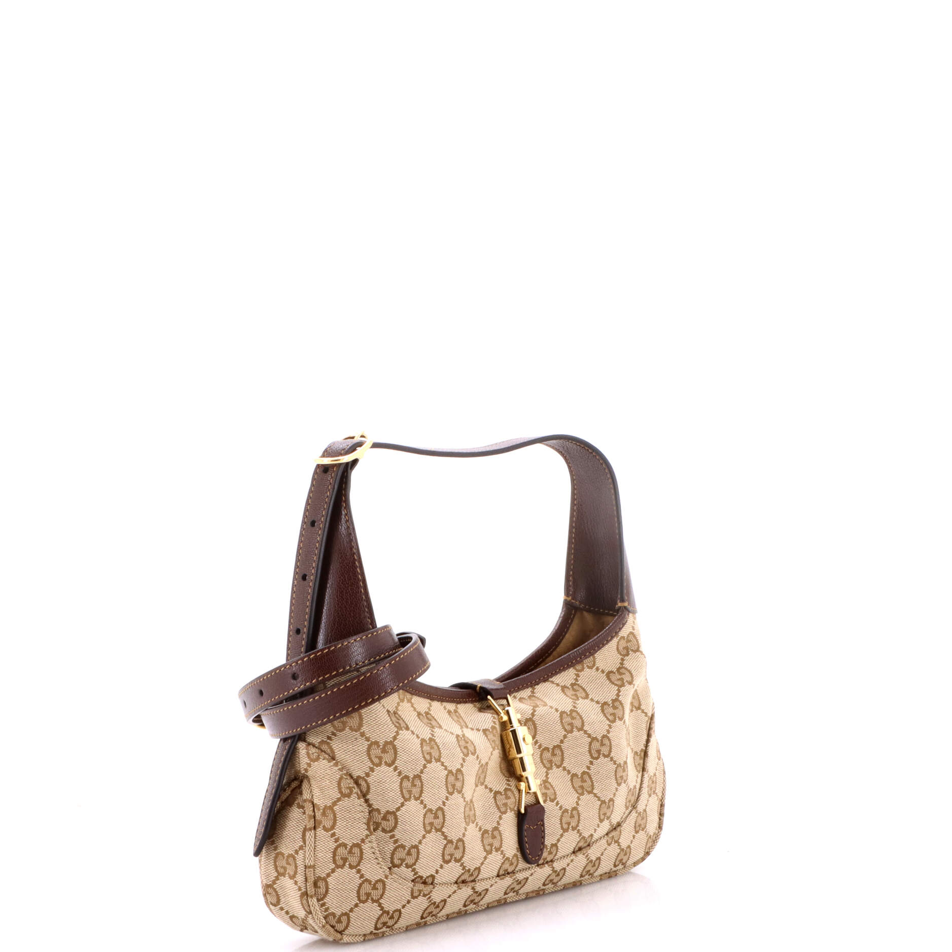 Gucci Jackie Slim Shoulder Bag Gg Canvas
