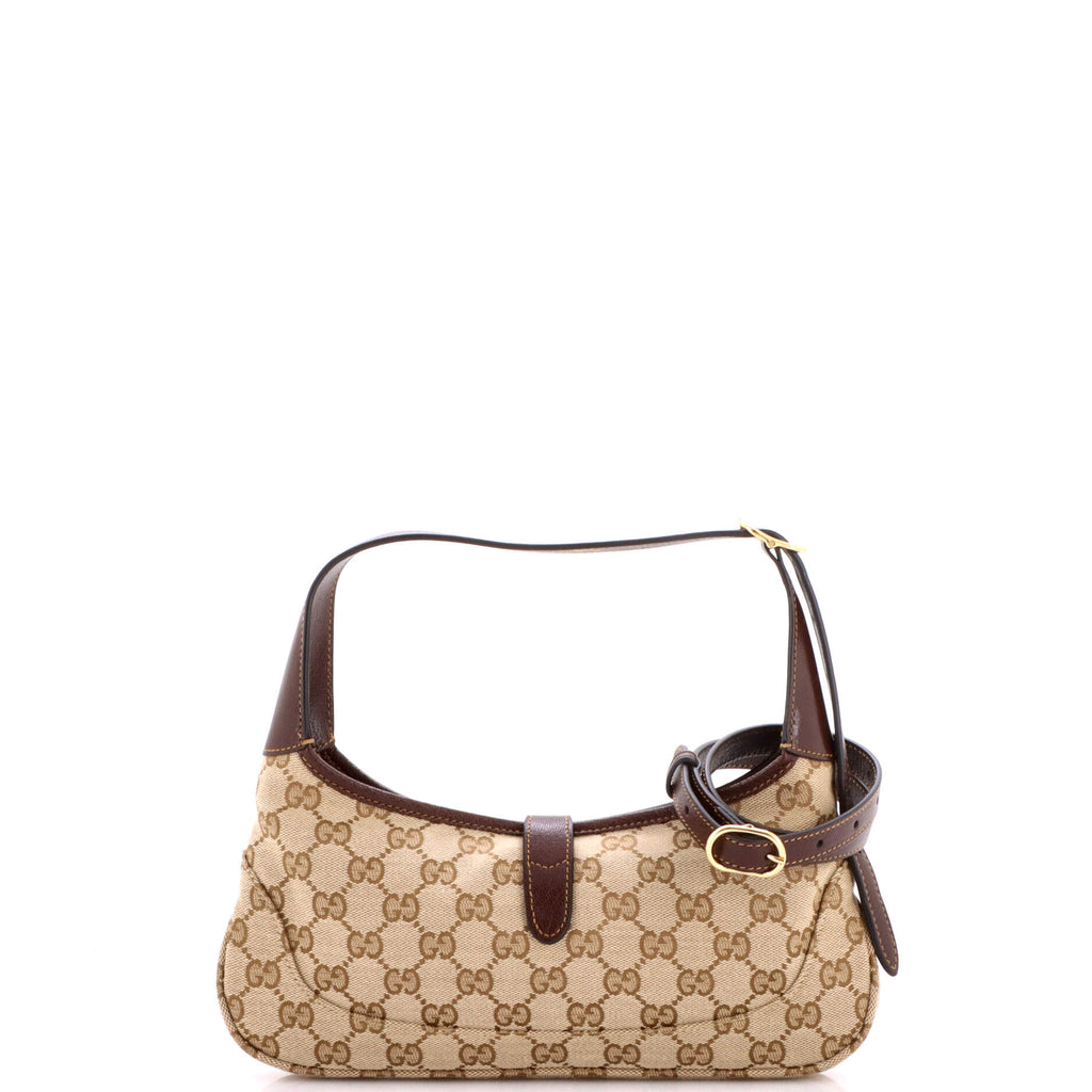 Gucci Jackie Slim Shoulder Bag Gg Canvas