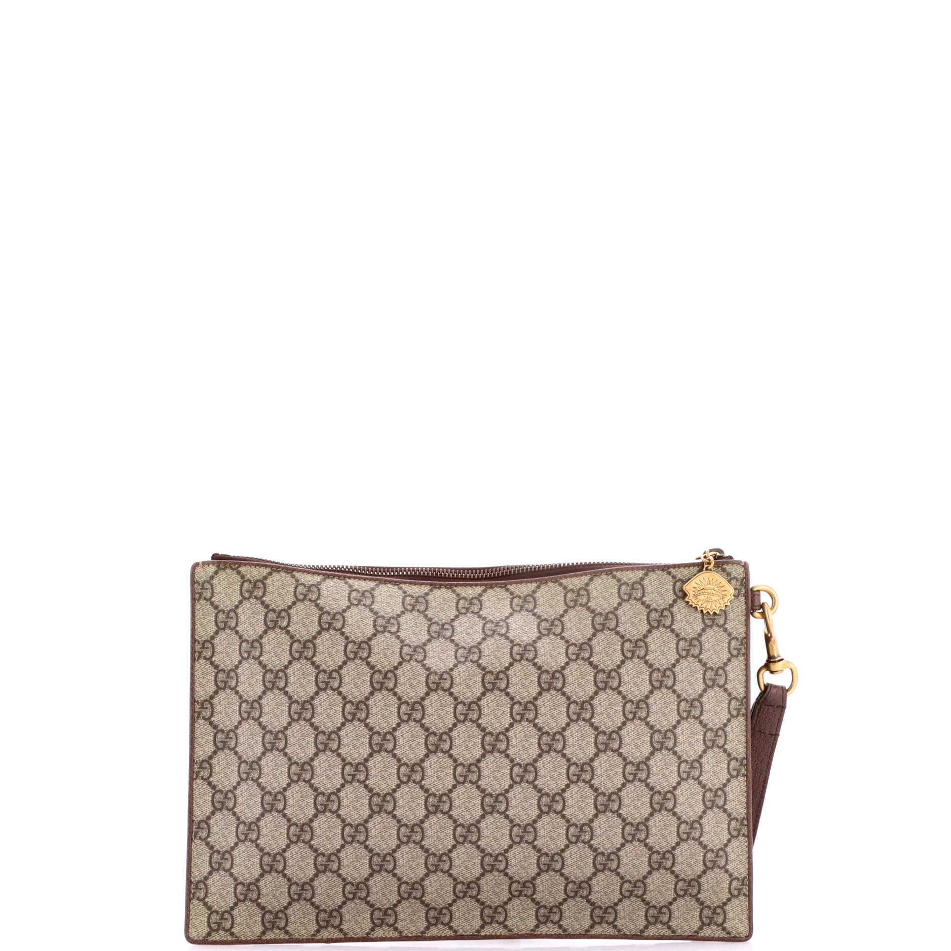 Gucci Courrier Pouch Gg Coated Canvas