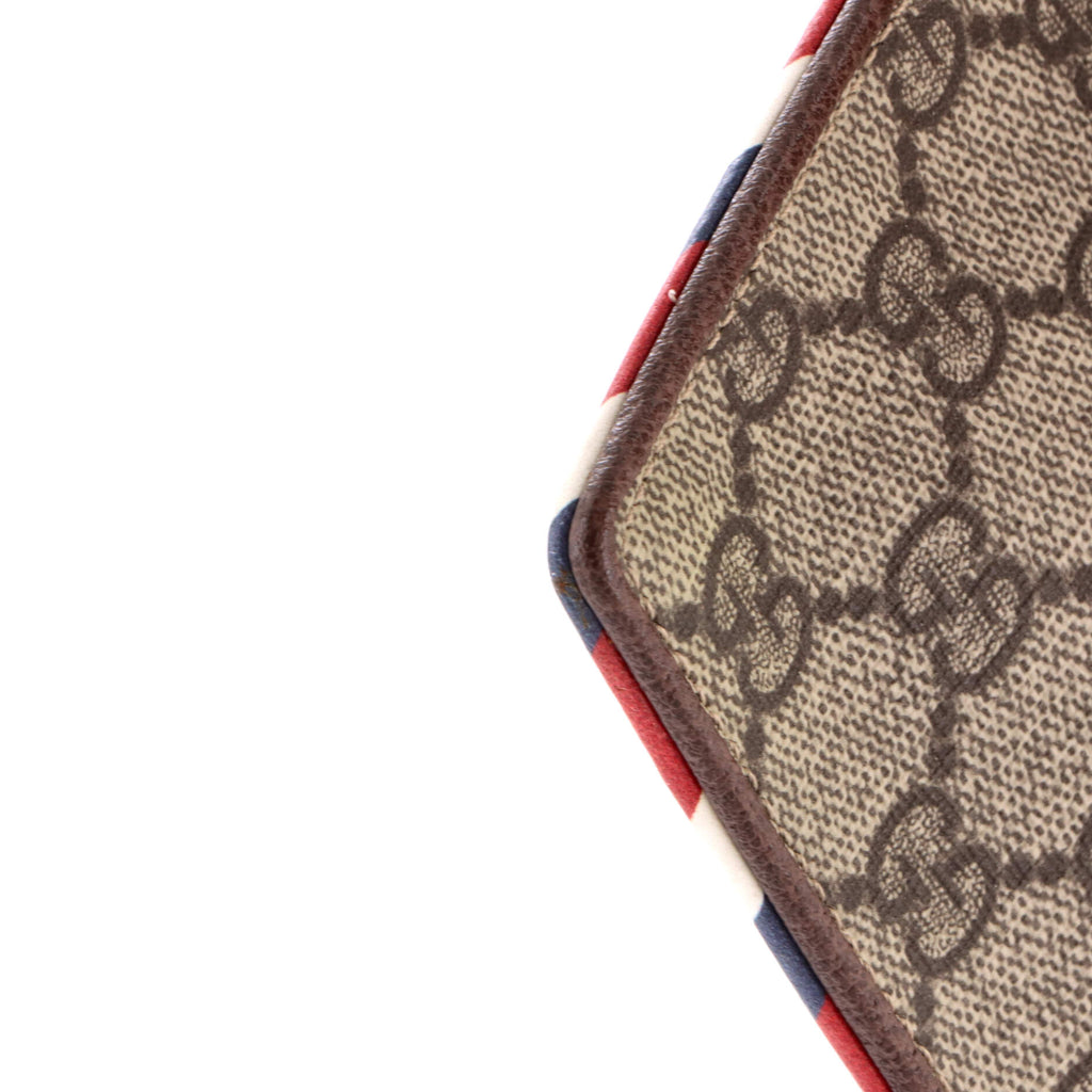 Gucci Courrier Pouch Gg Coated Canvas