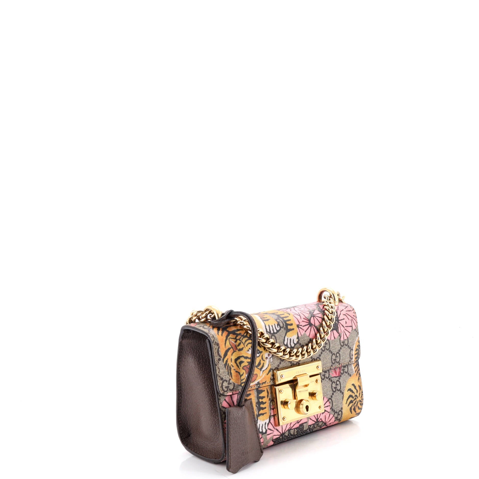 Gucci Padlock Shoulder Bag Bengal Print