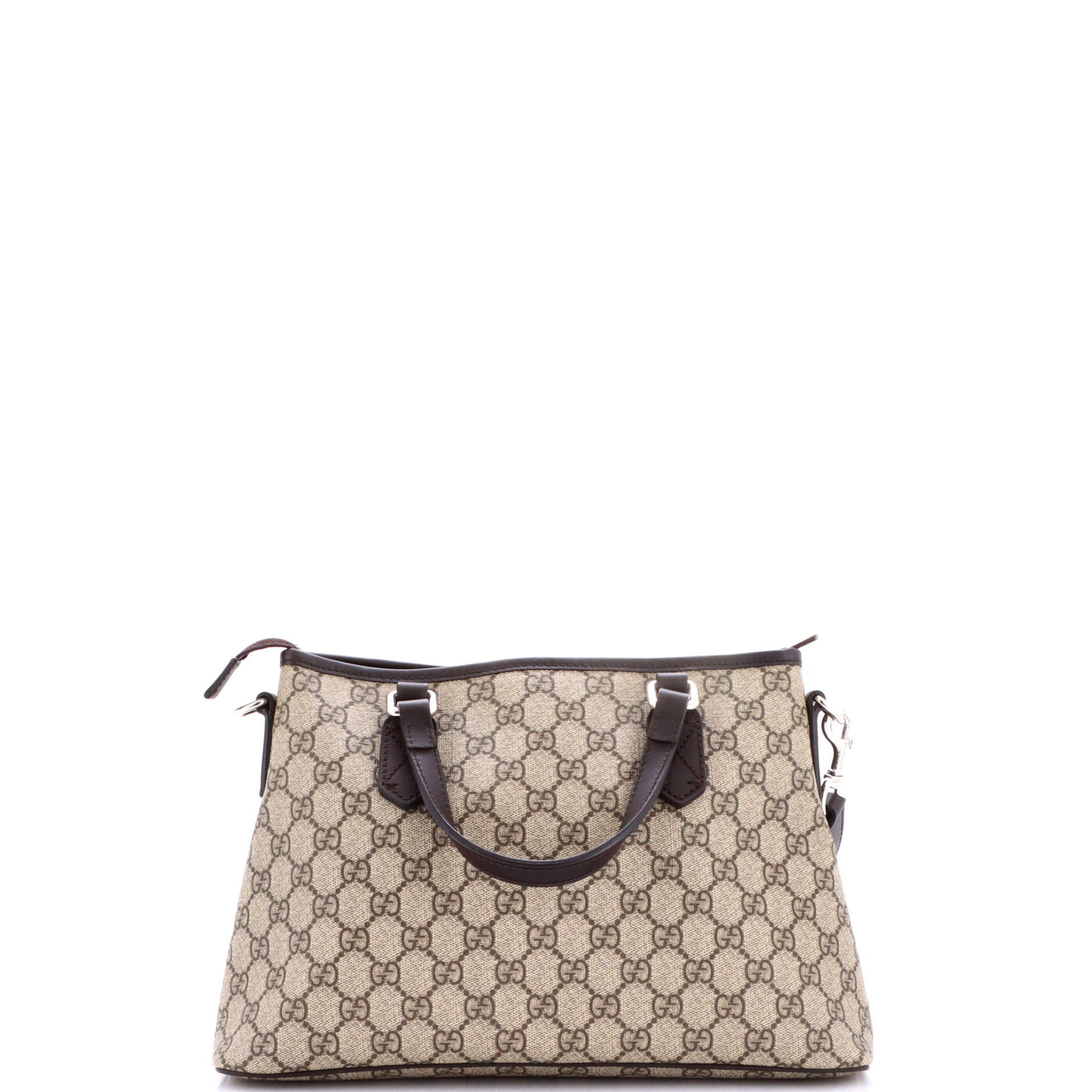 Gucci Convertible Zip Tote Gg Coated