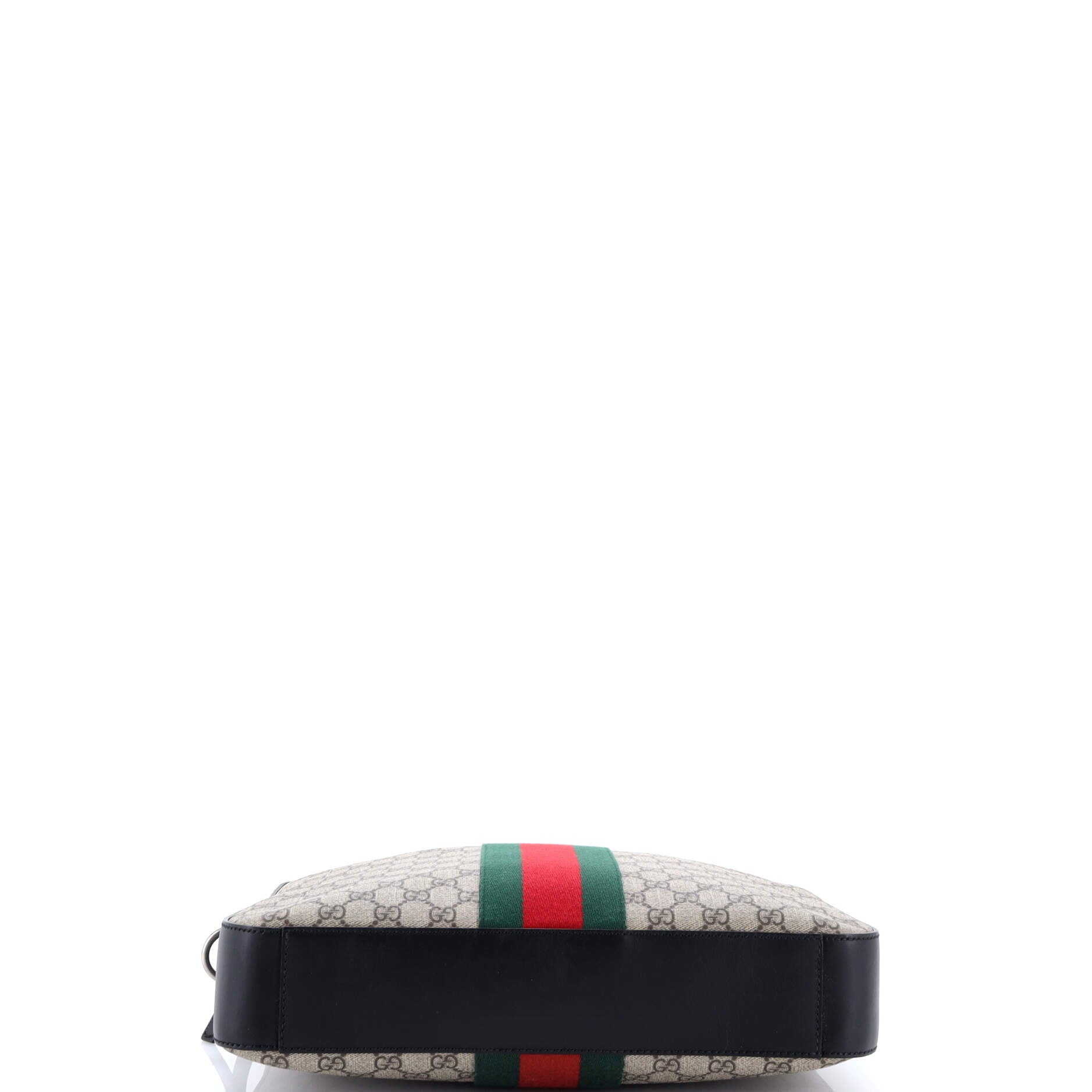 Gucci Web Zip Around Briefcase Gg Coated