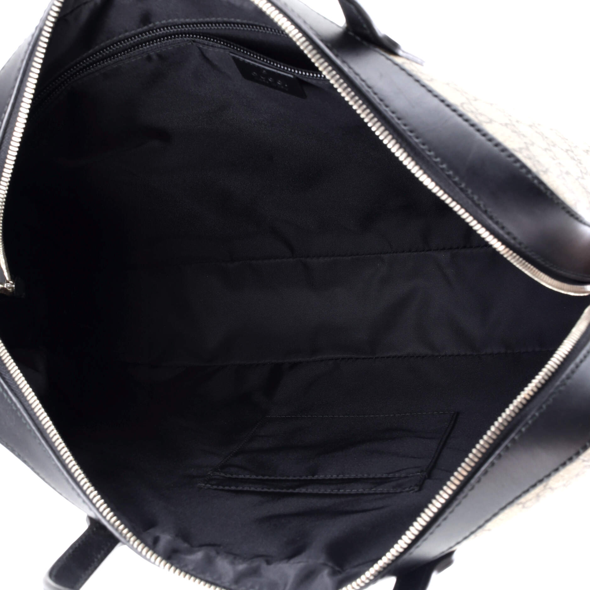 Gucci Web Zip Around Briefcase Gg Coated