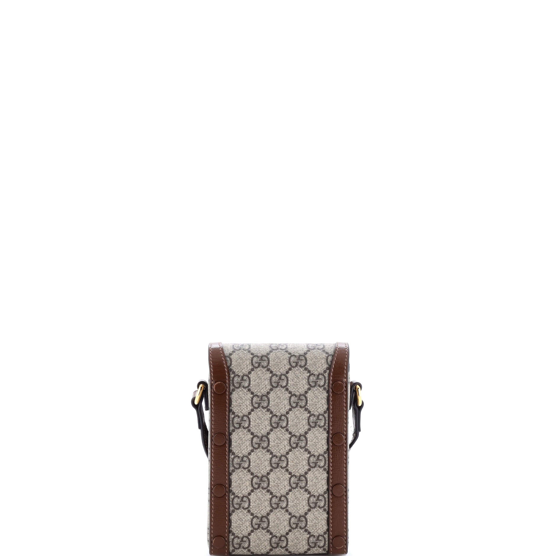 Gucci Horsebit Crossbody Bag Gg Coated