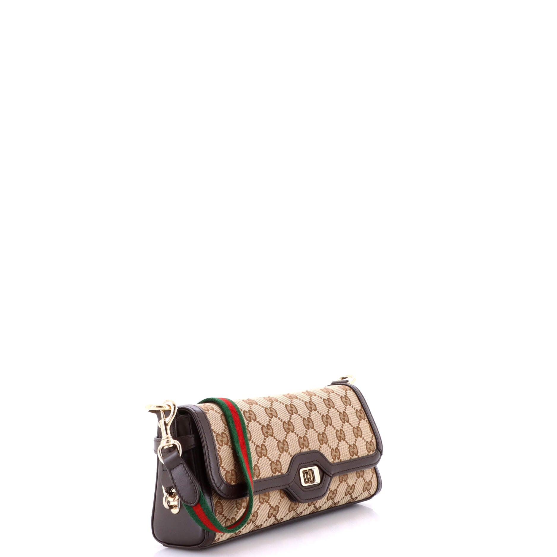 Gucci Luce Shoulder Bag Gg Canvas With