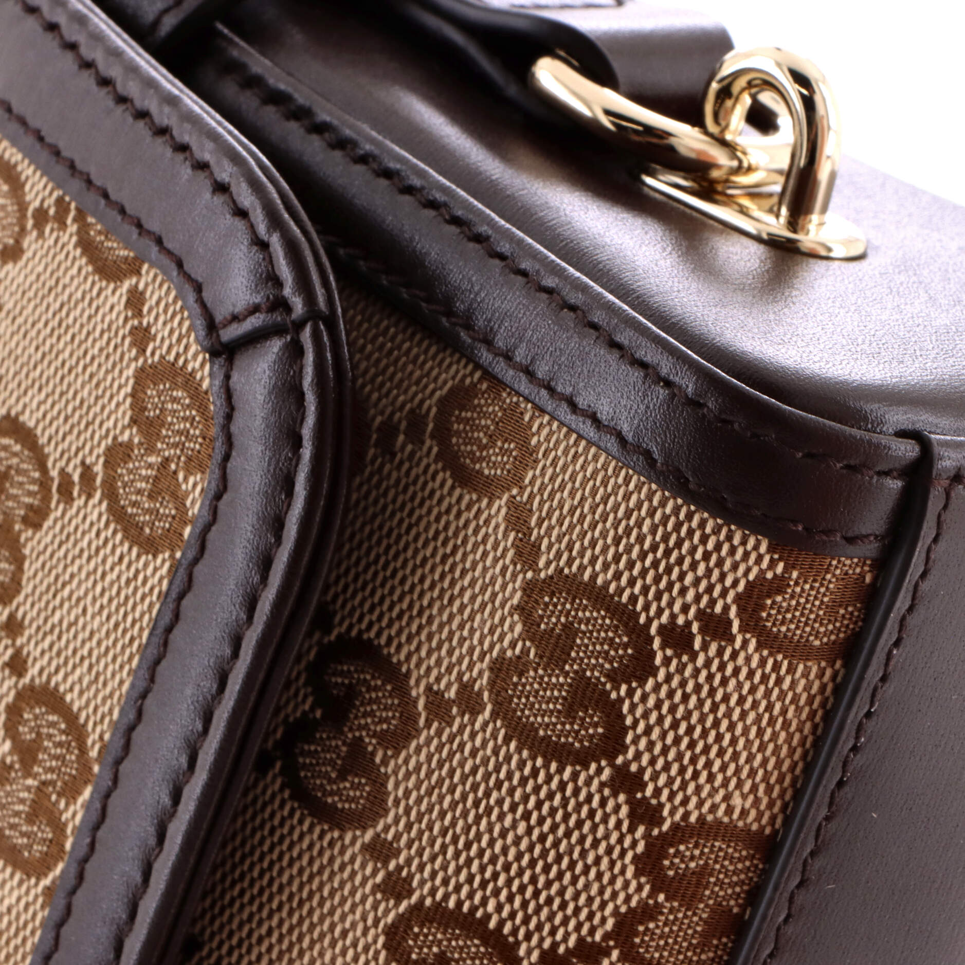 Gucci Luce Shoulder Bag Gg Canvas With