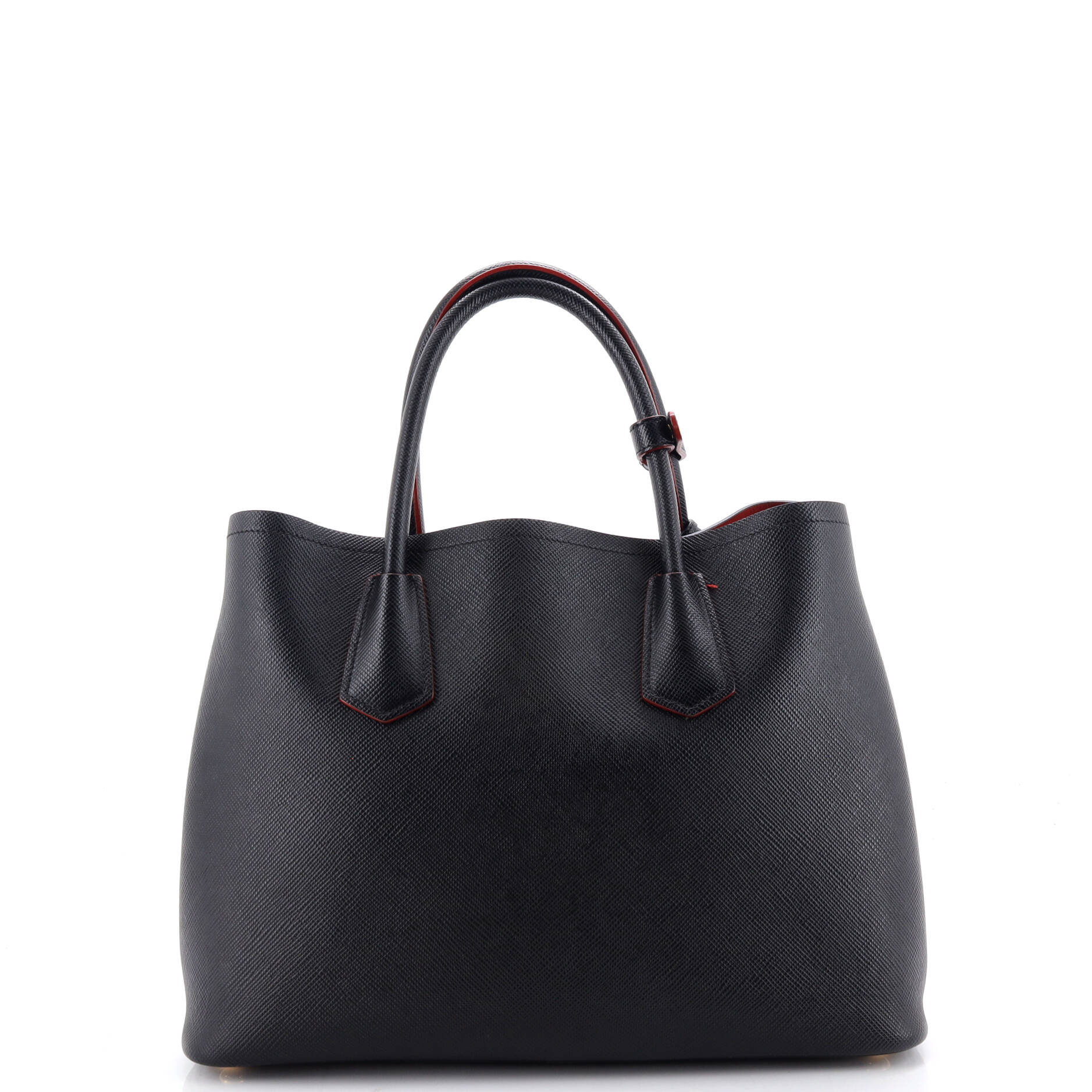 Prada Cuir Double Tote Saffiano Leather