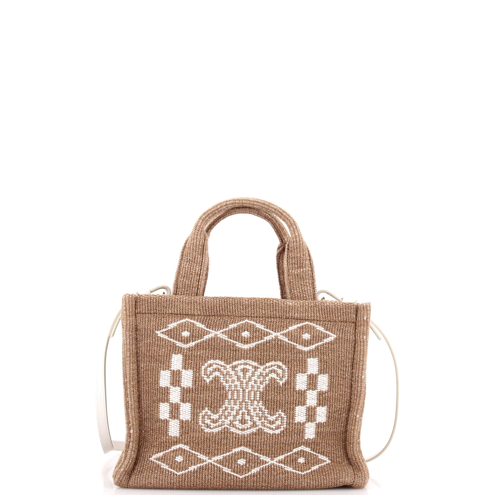 Celine Cabas Thais Tote Printed Canvas